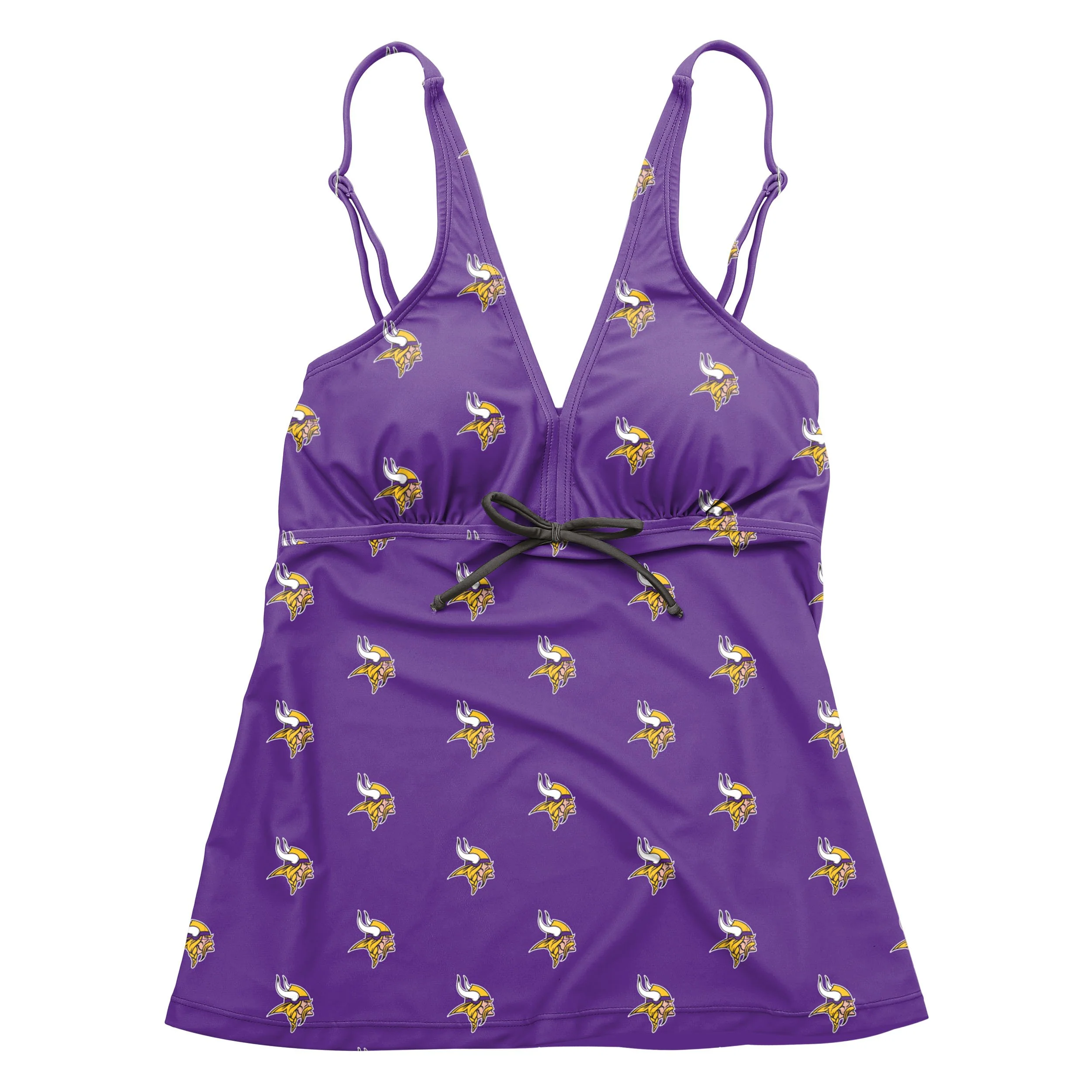 Minnesota Vikings NFL Womens Mini Logo Tankini - Image 2