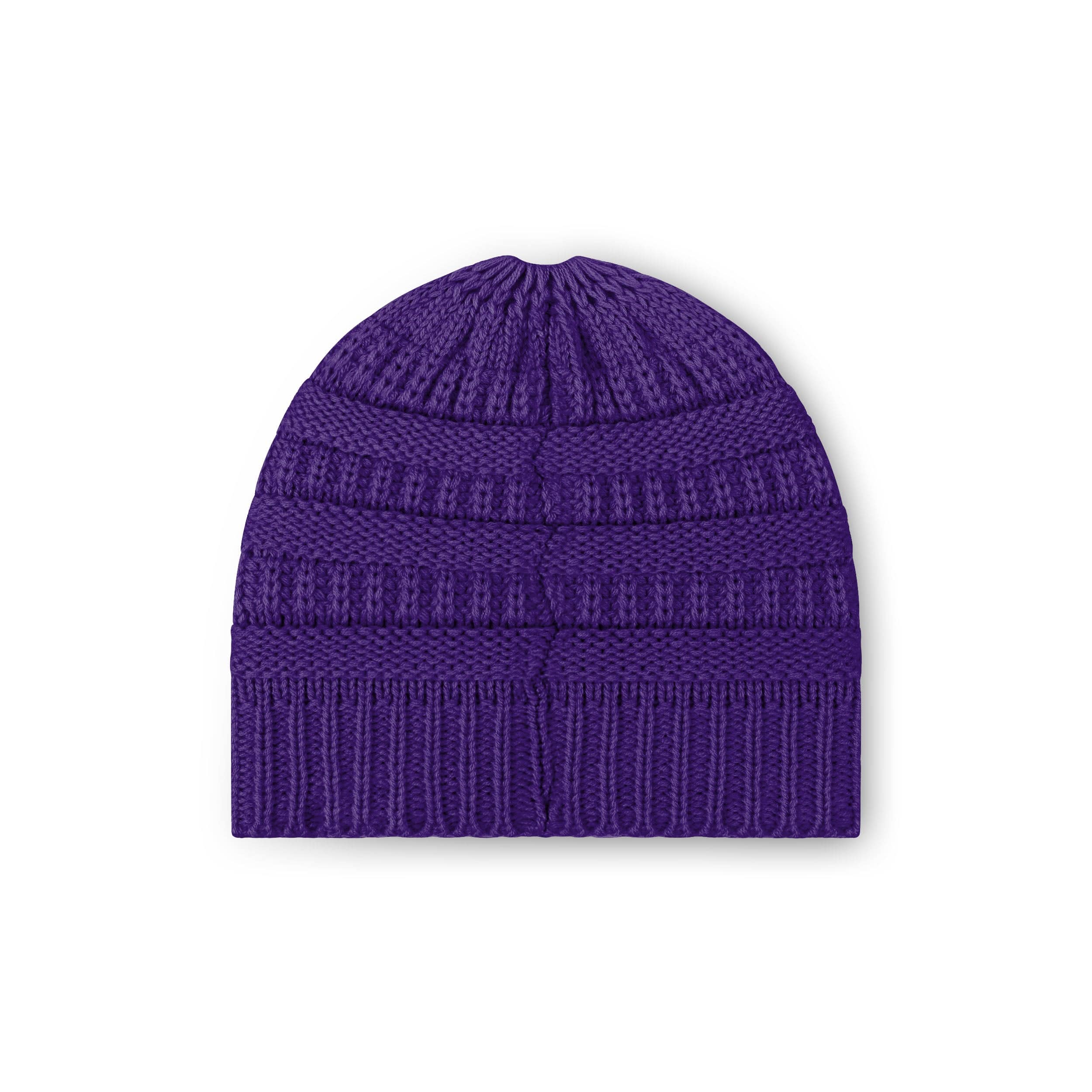 Minnesota Vikings NFL Womens Solid Ponytail Beanie - Image 2