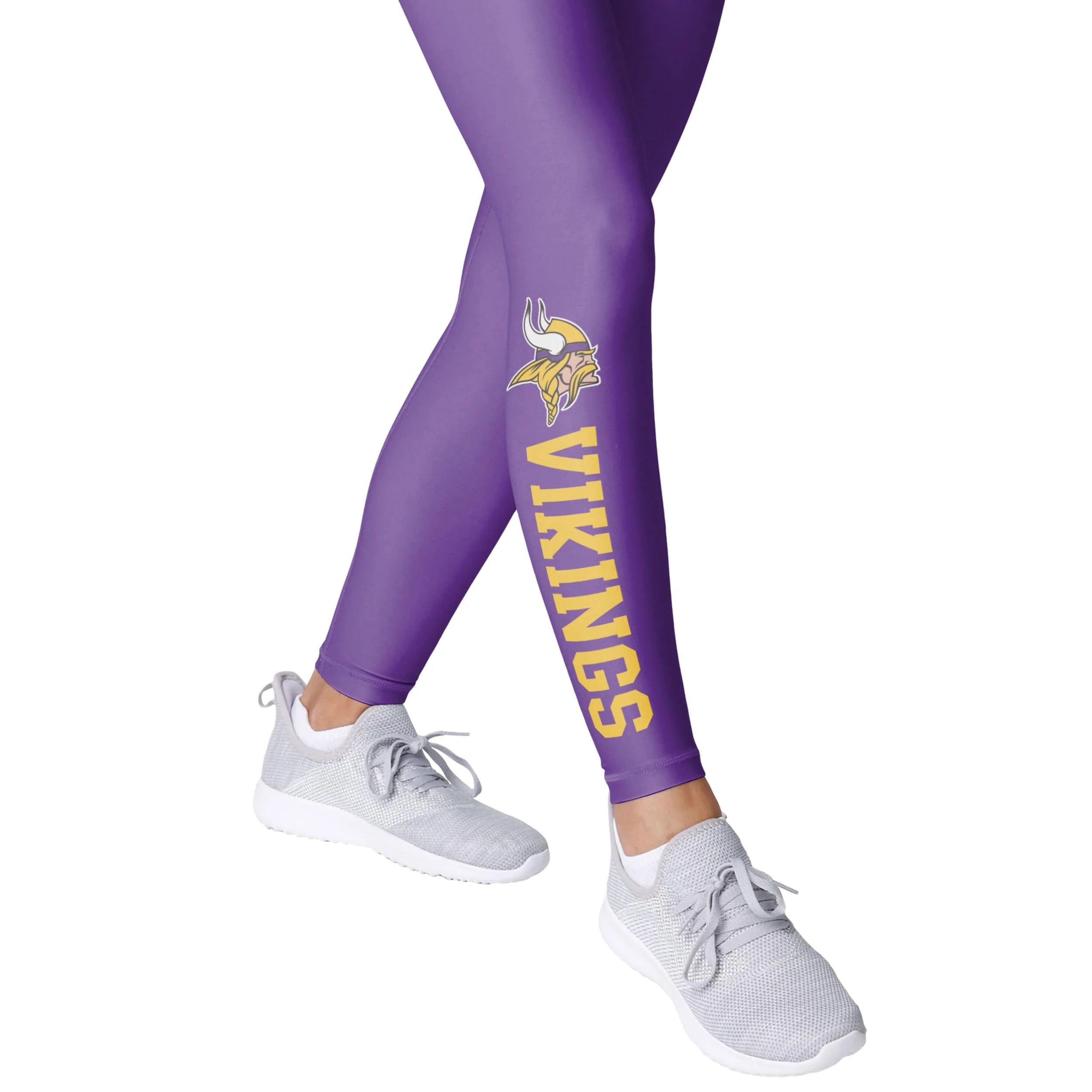Minnesota Vikings NFL Womens Solid Wordmark Leggings - Image 4