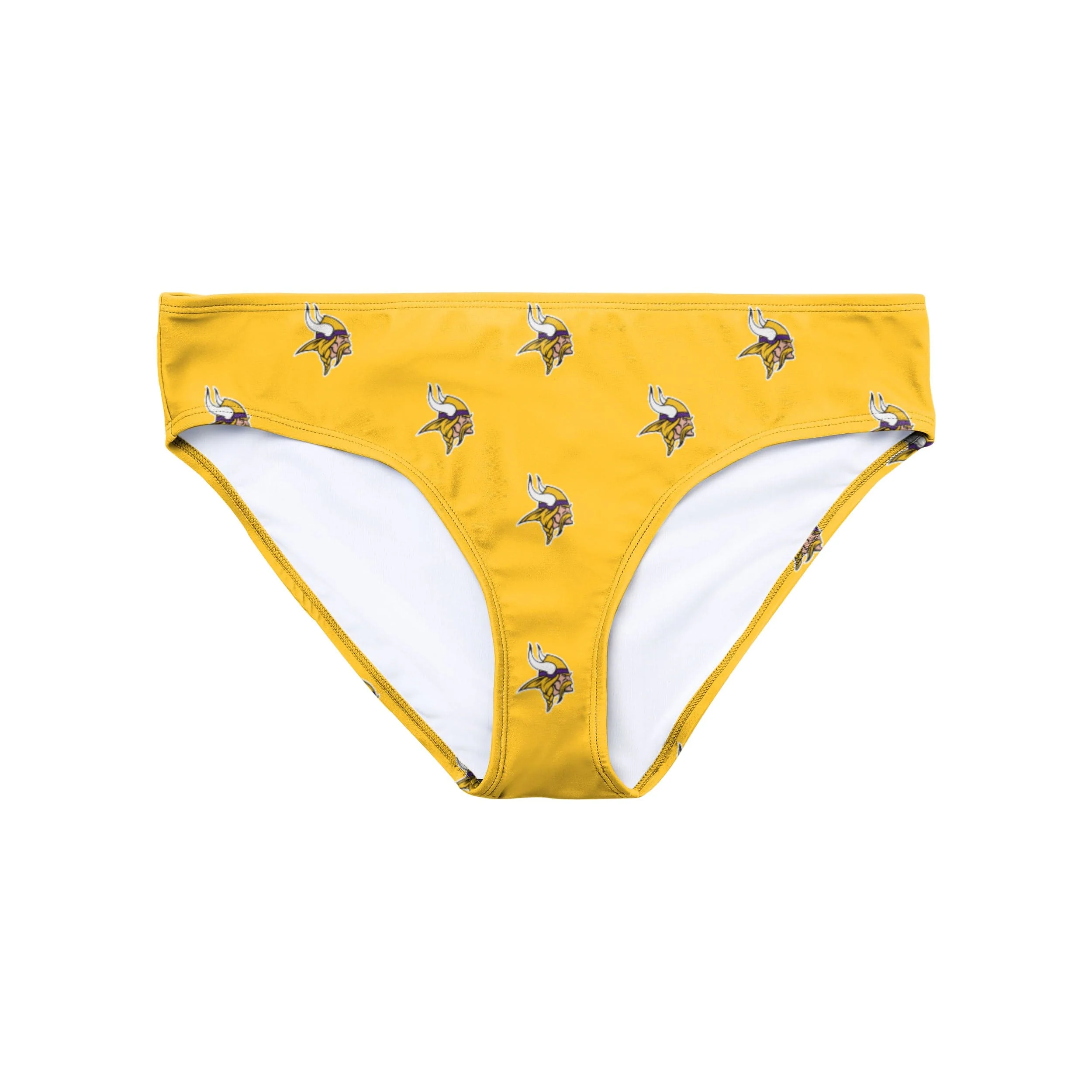 Minnesota Vikings NFL Womens Summertime Mini Print Bikini Bottom - Image 2