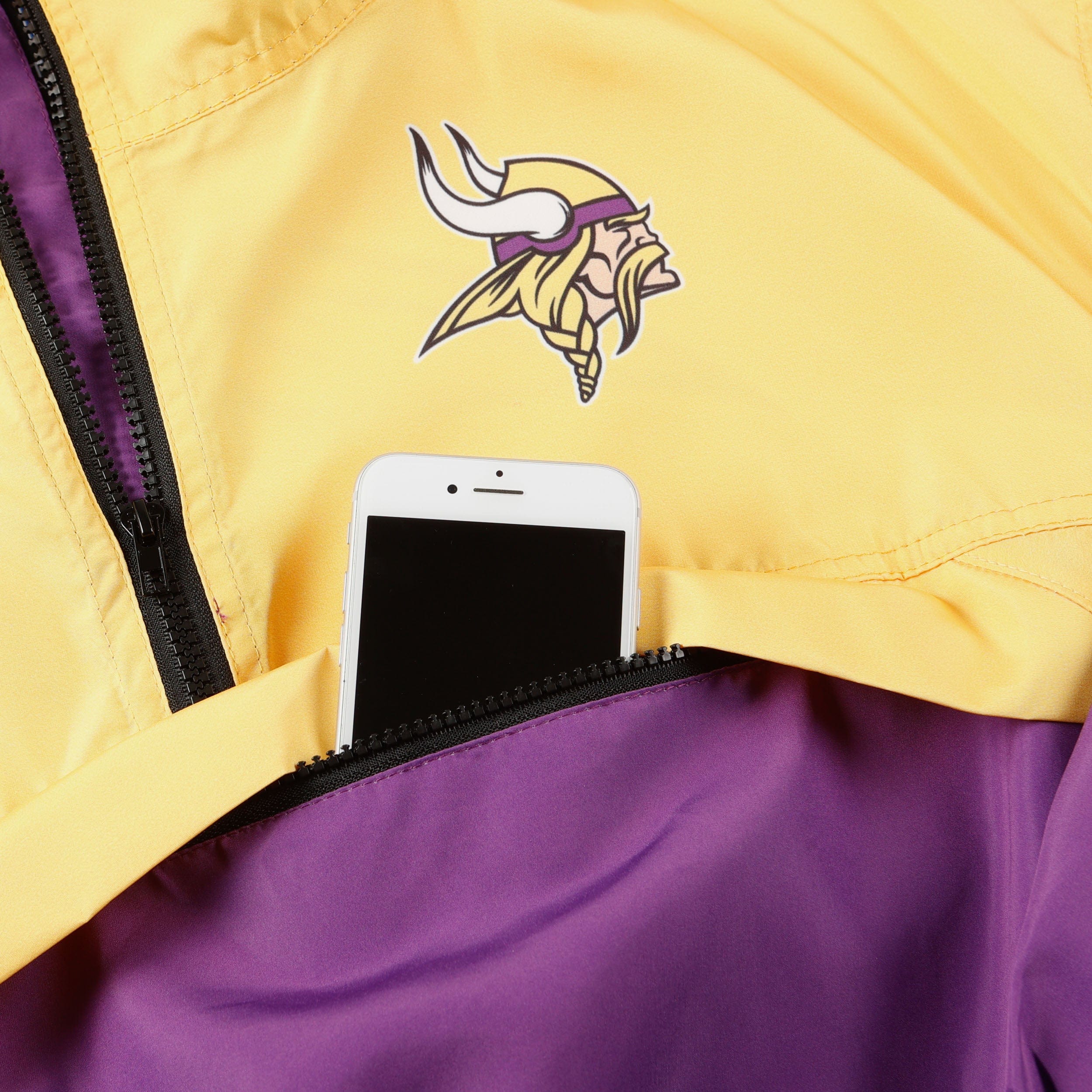 Minnesota Vikings NFL Womens Winning Play Windbreaker - Image 3