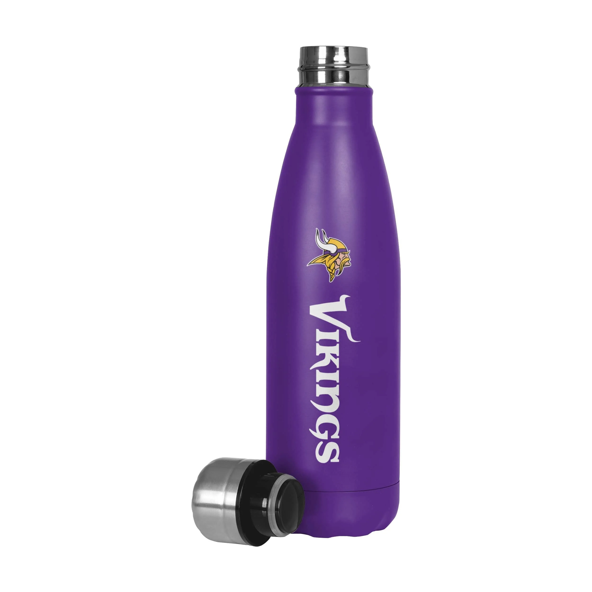 Minnesota Vikings NFL Wordmark Chill Water Bottle - Image 2