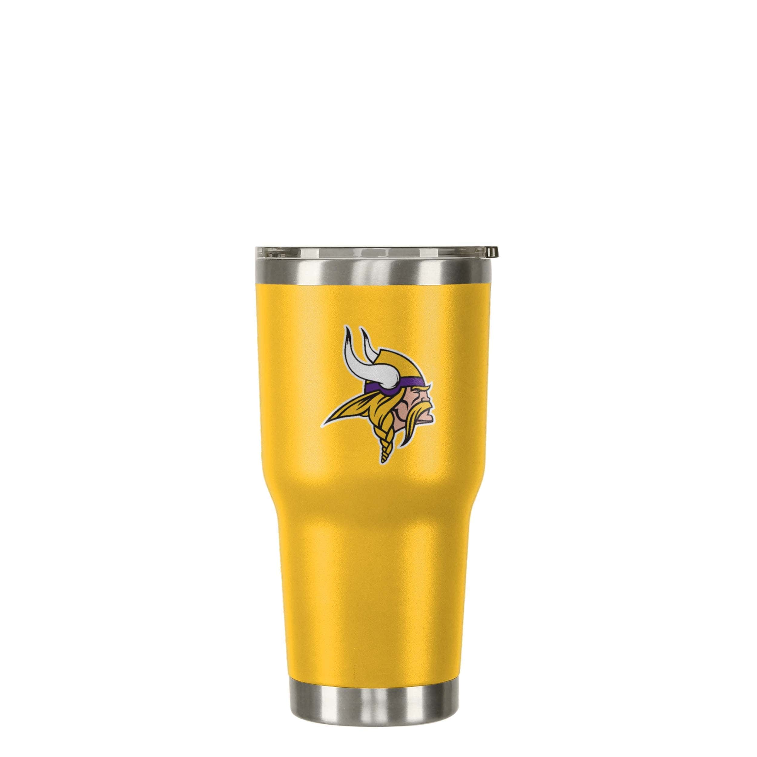 Minnesota Vikings NFL Yellow Team Logo 30 oz Tumbler