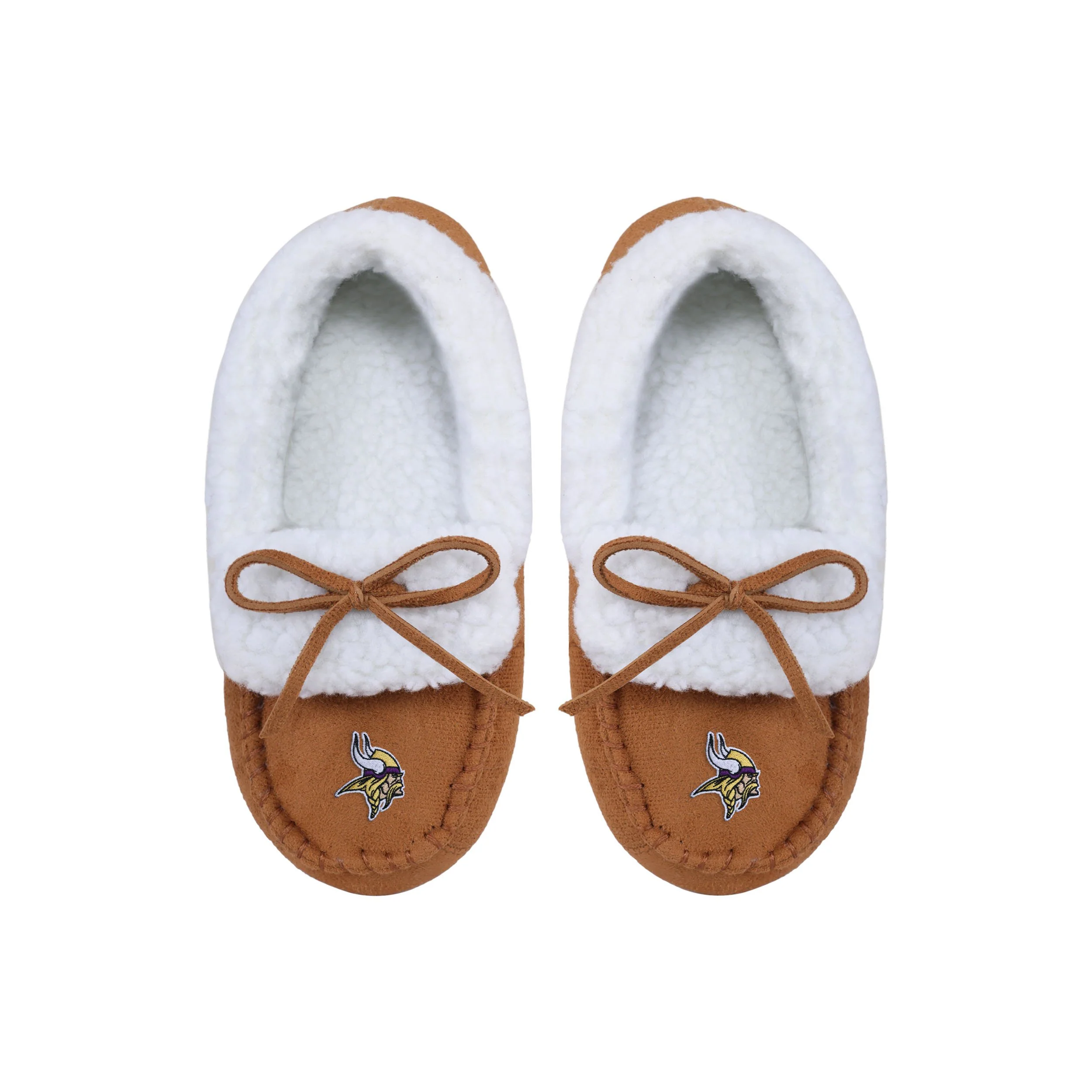 Minnesota Vikings NFL Youth Moccasin Slippers - Image 4