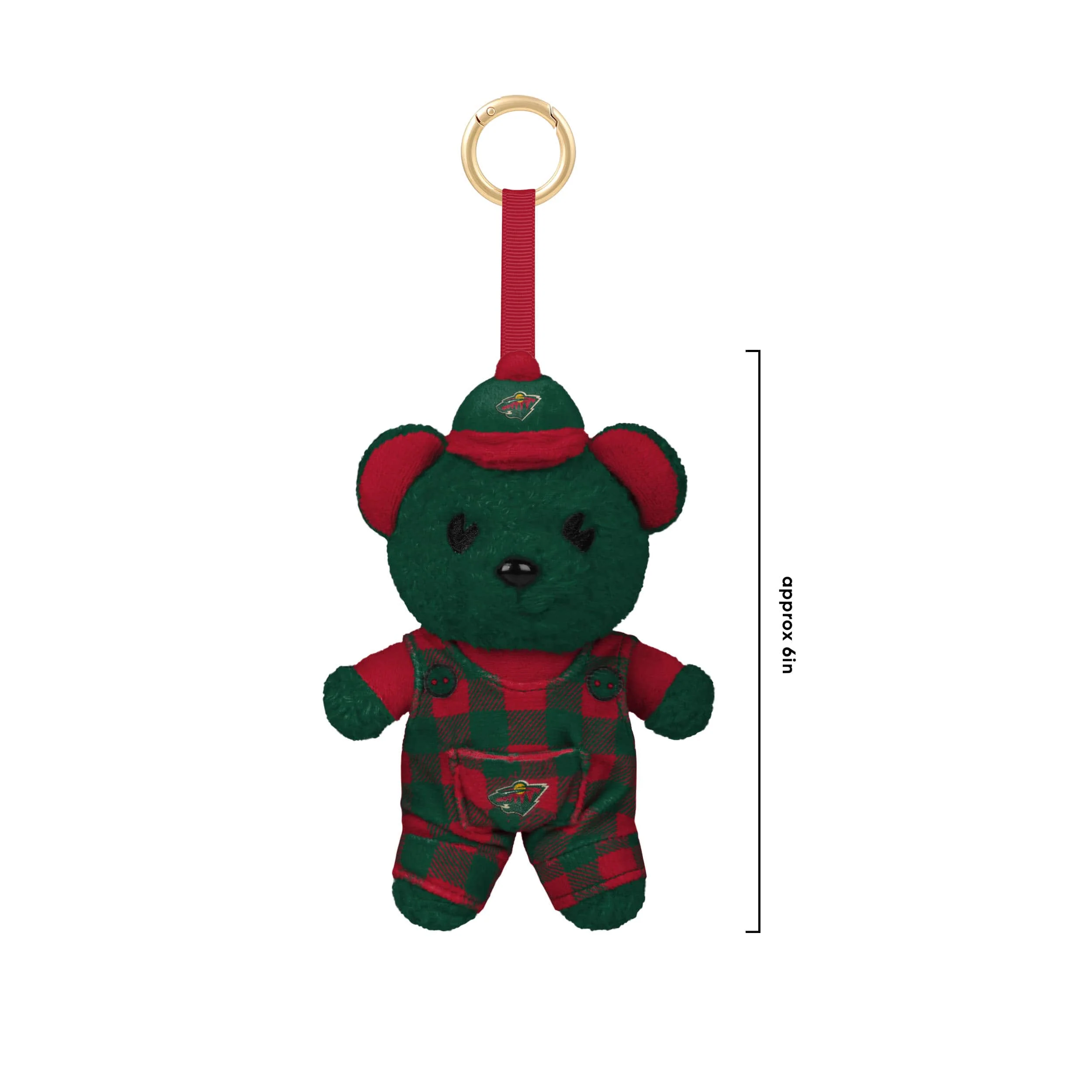 Minnesota Wild NHL FOOCOOS Plush Bag Charm Keychain Blind Box Series 1 (PREORDER - SHIPS MID JULY) - Image 3