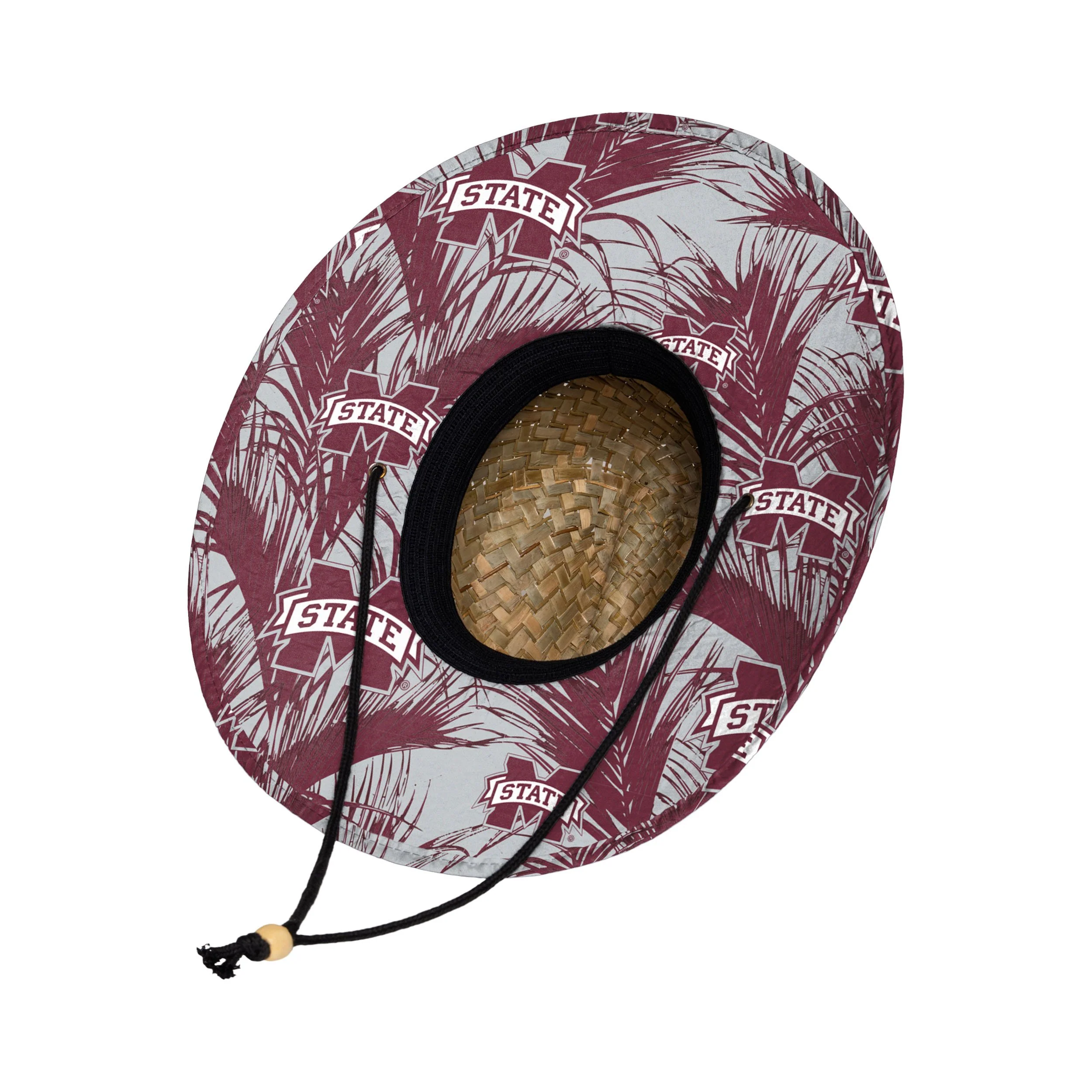 Mississippi State Bulldogs NCAA Floral Straw Hat - Image 2