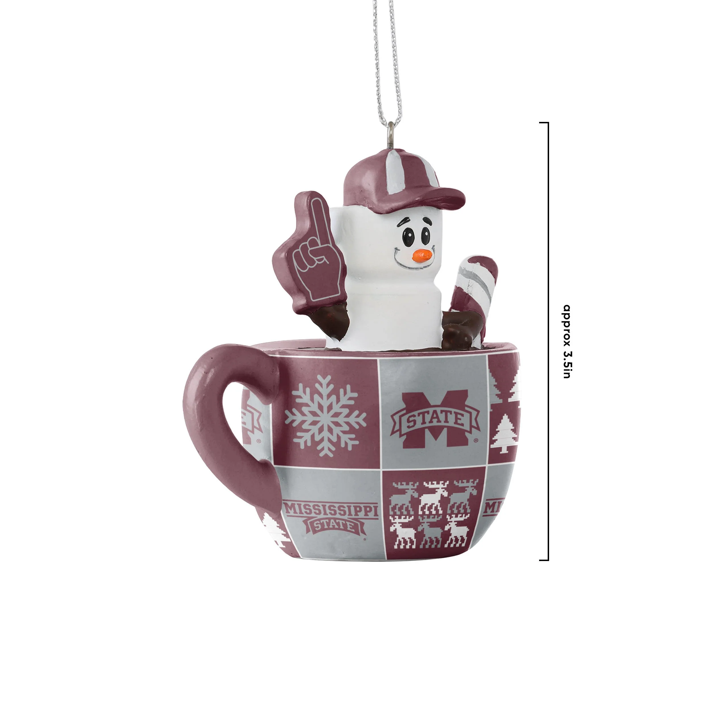 Mississippi State Bulldogs NCAA Smores Mug Ornament - Image 3