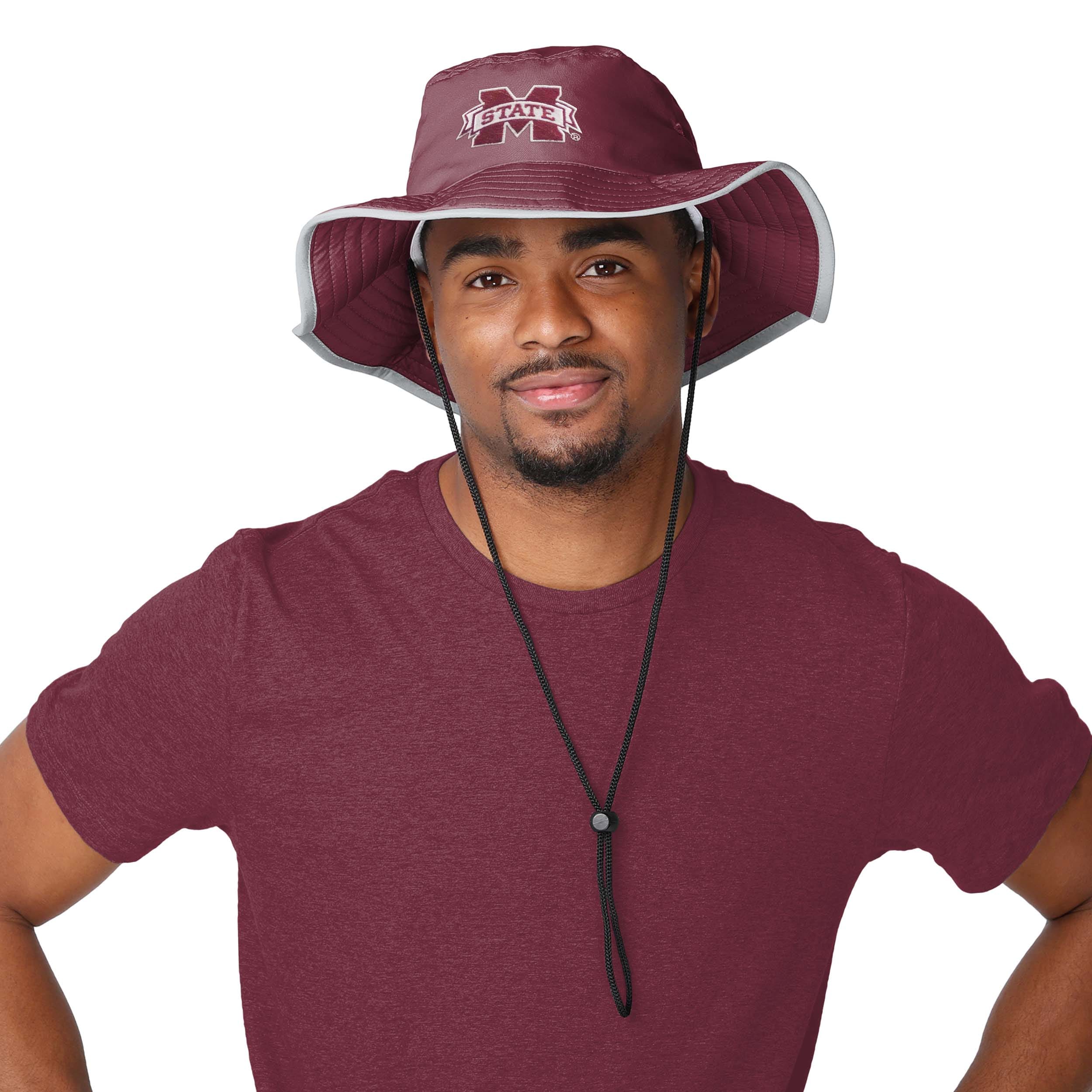 Mississippi State Bulldogs NCAA Solid Boonie Hat - Image 2