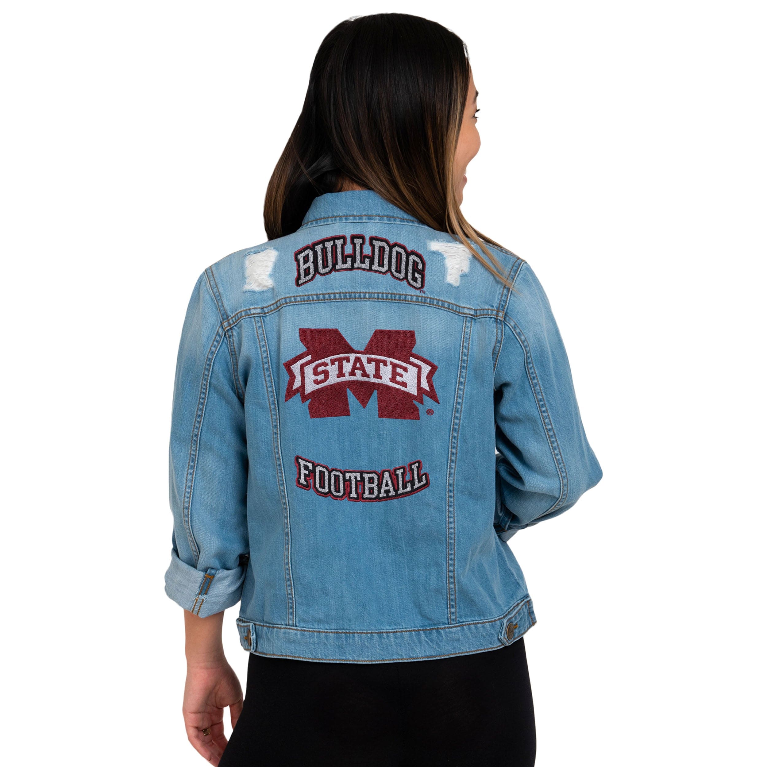 Mississippi State Bulldogs NCAA Womens Denim Days Jacket - Image 2