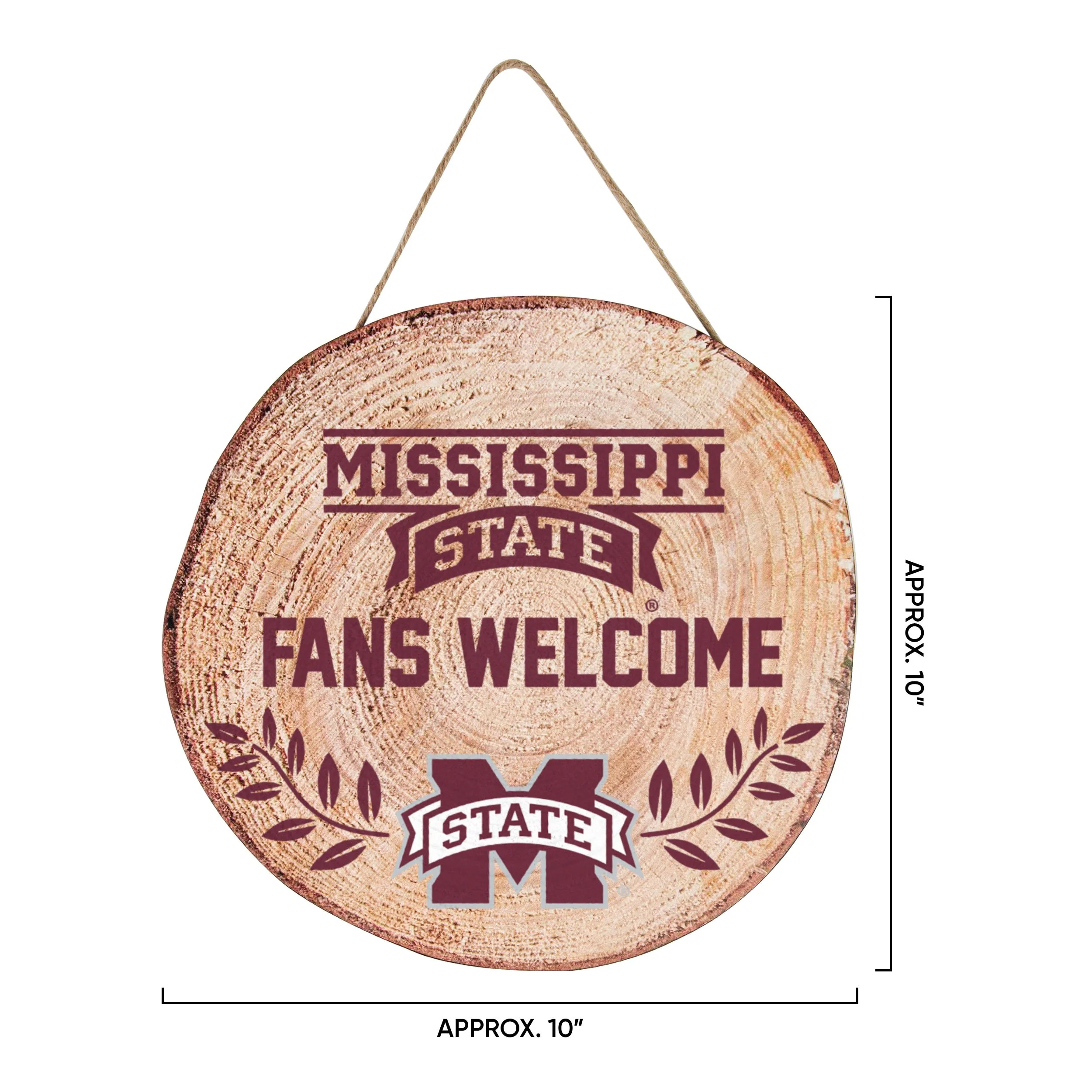 Mississippi State Bulldogs NCAA Wood Stump Sign - Image 3