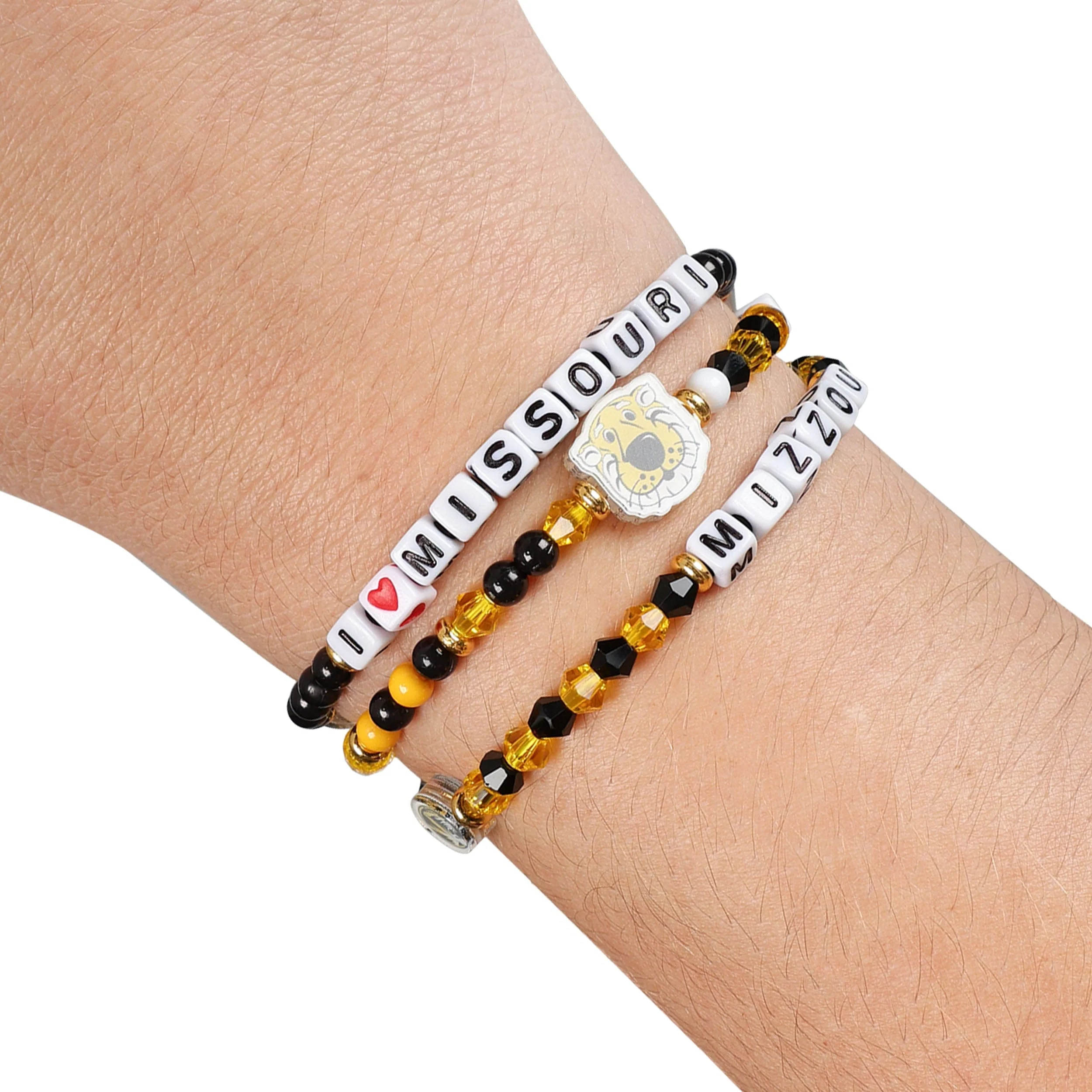 Missouri Tigers NCAA 3 Pack Friendship Bracelet - Image 4