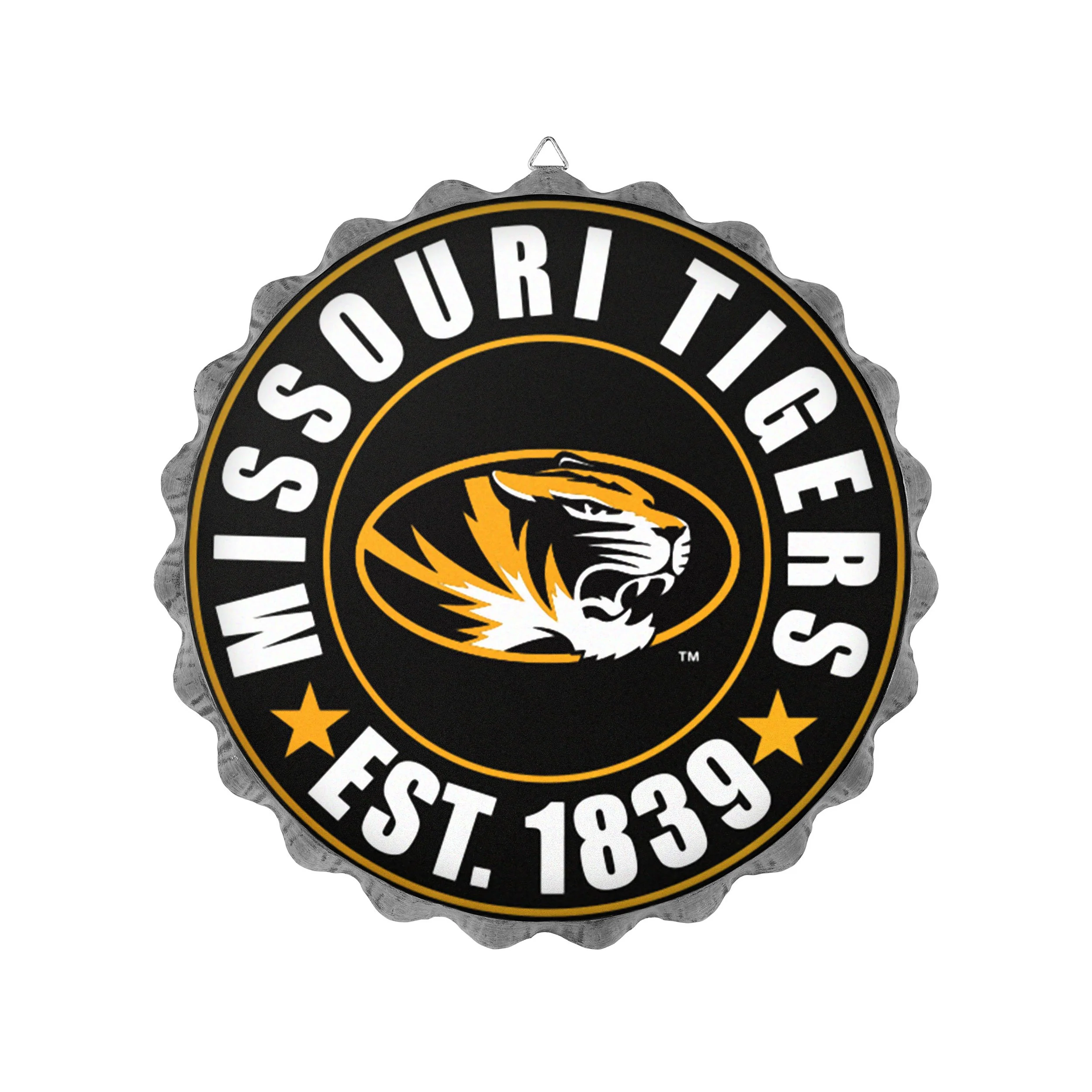 Missouri Tigers NCAA Bottle Cap Wall Sign - Image 2