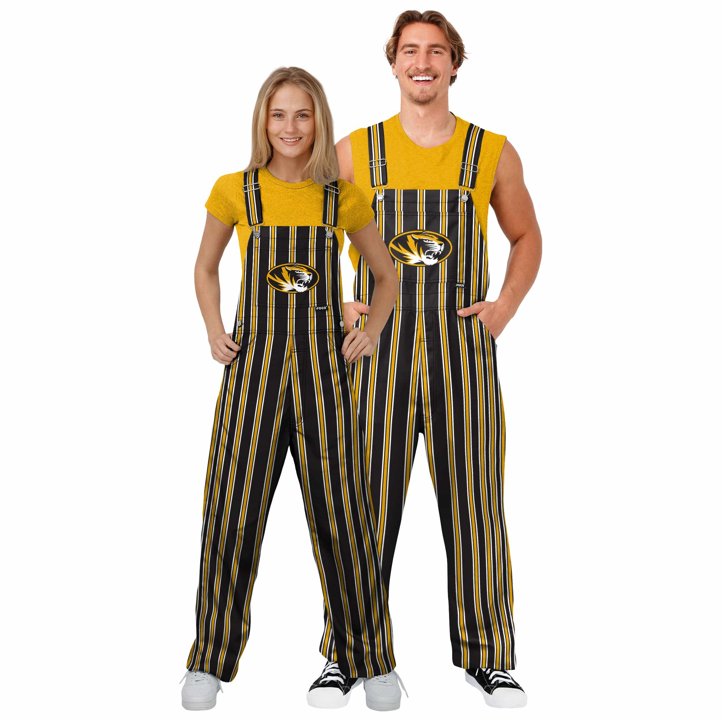 Missouri Tigers NCAA Mens Sideline Spirit Bib Overalls - Image 3