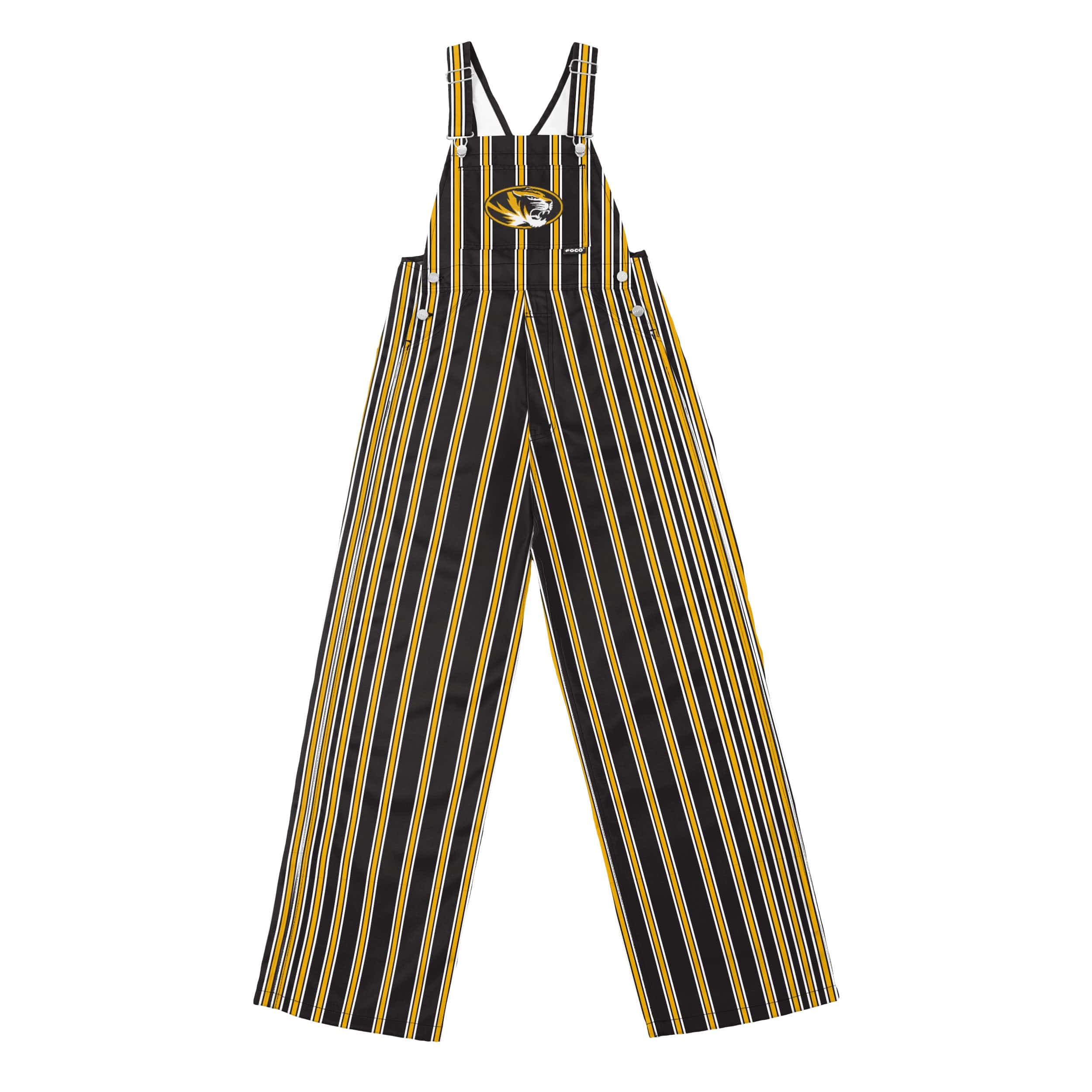Missouri Tigers NCAA Mens Sideline Spirit Bib Overalls - Image 7