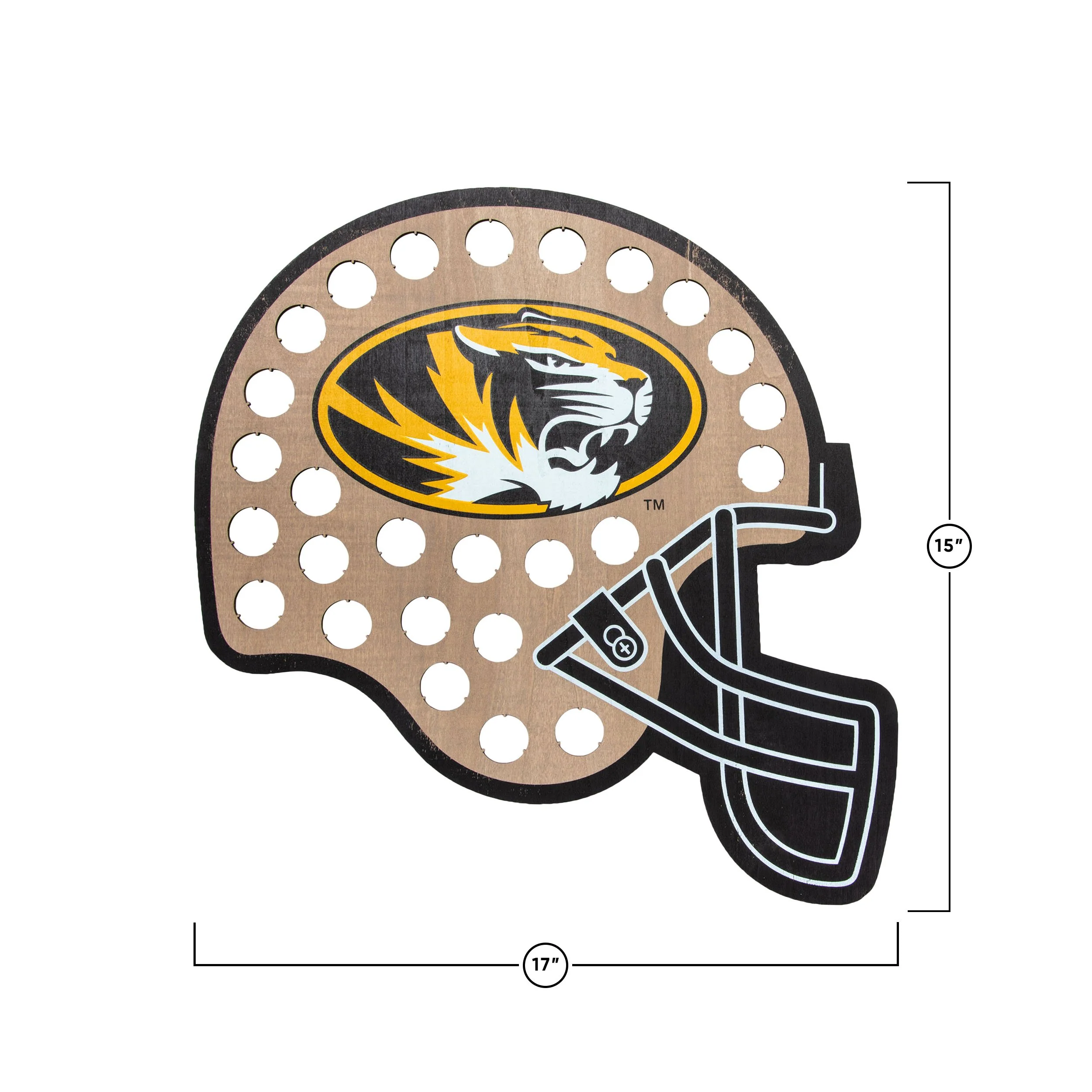 Missouri Tigers NCAA Push Bottle Cap Wall Sign - Image 3