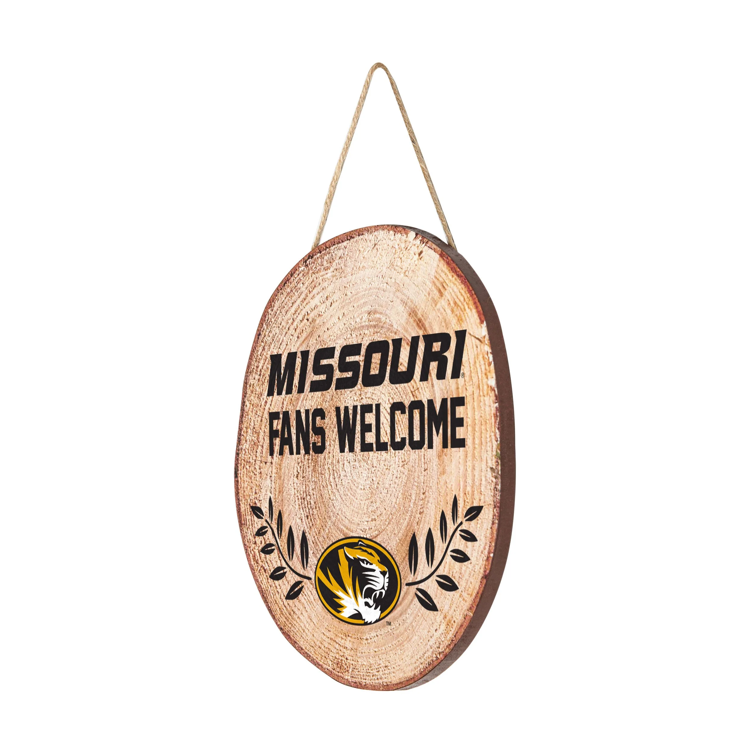 Missouri Tigers NCAA Wood Stump Sign - Image 2