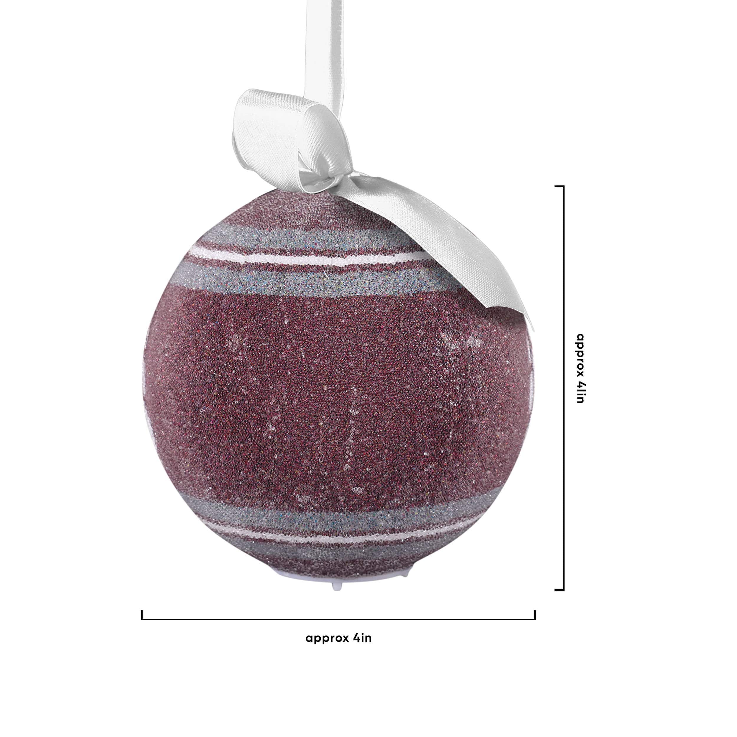 Montana Grizzlies NCAA LED Shatterproof Ball Ornament - Image 4