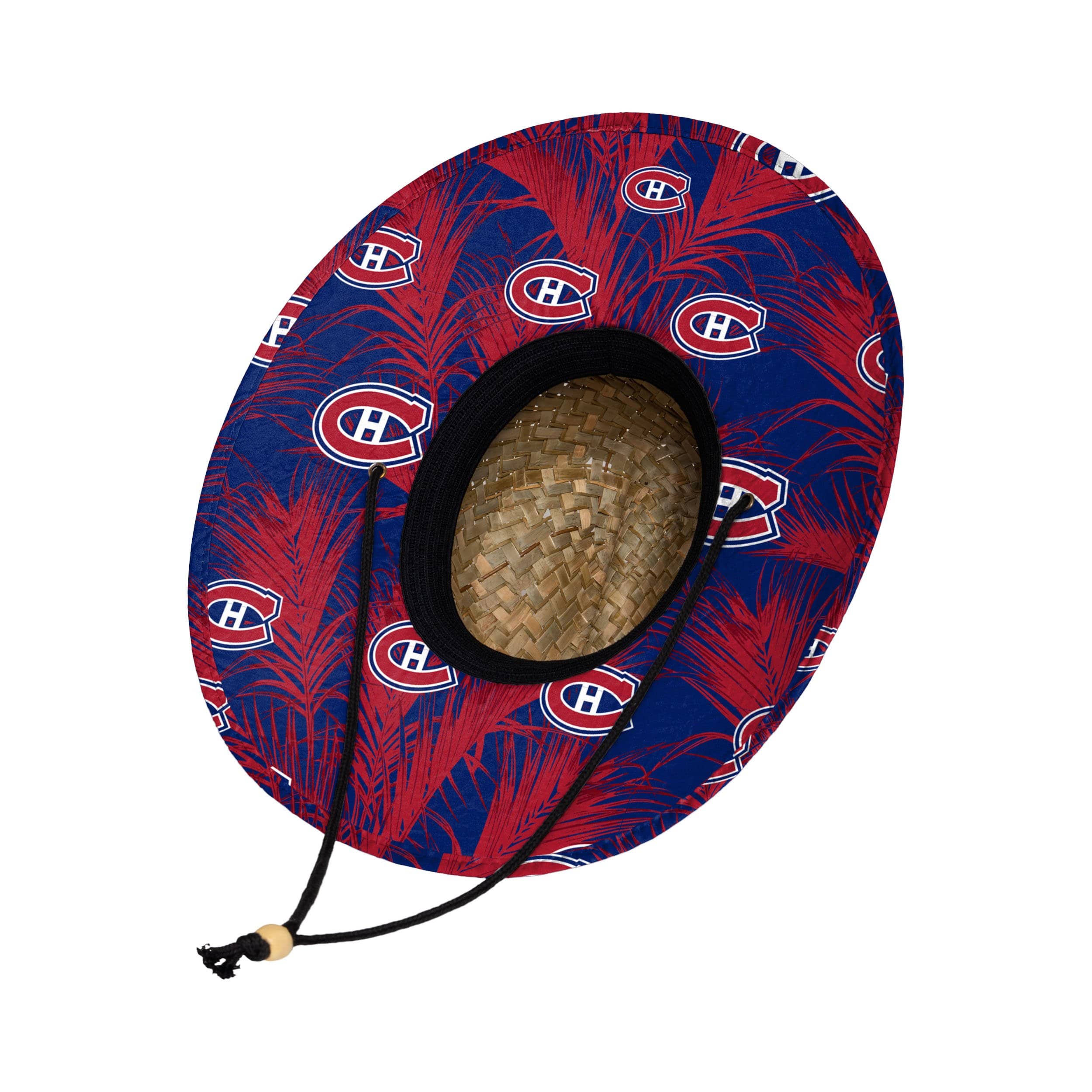 Montreal Canadiens NHL Floral Straw Hat - Image 2