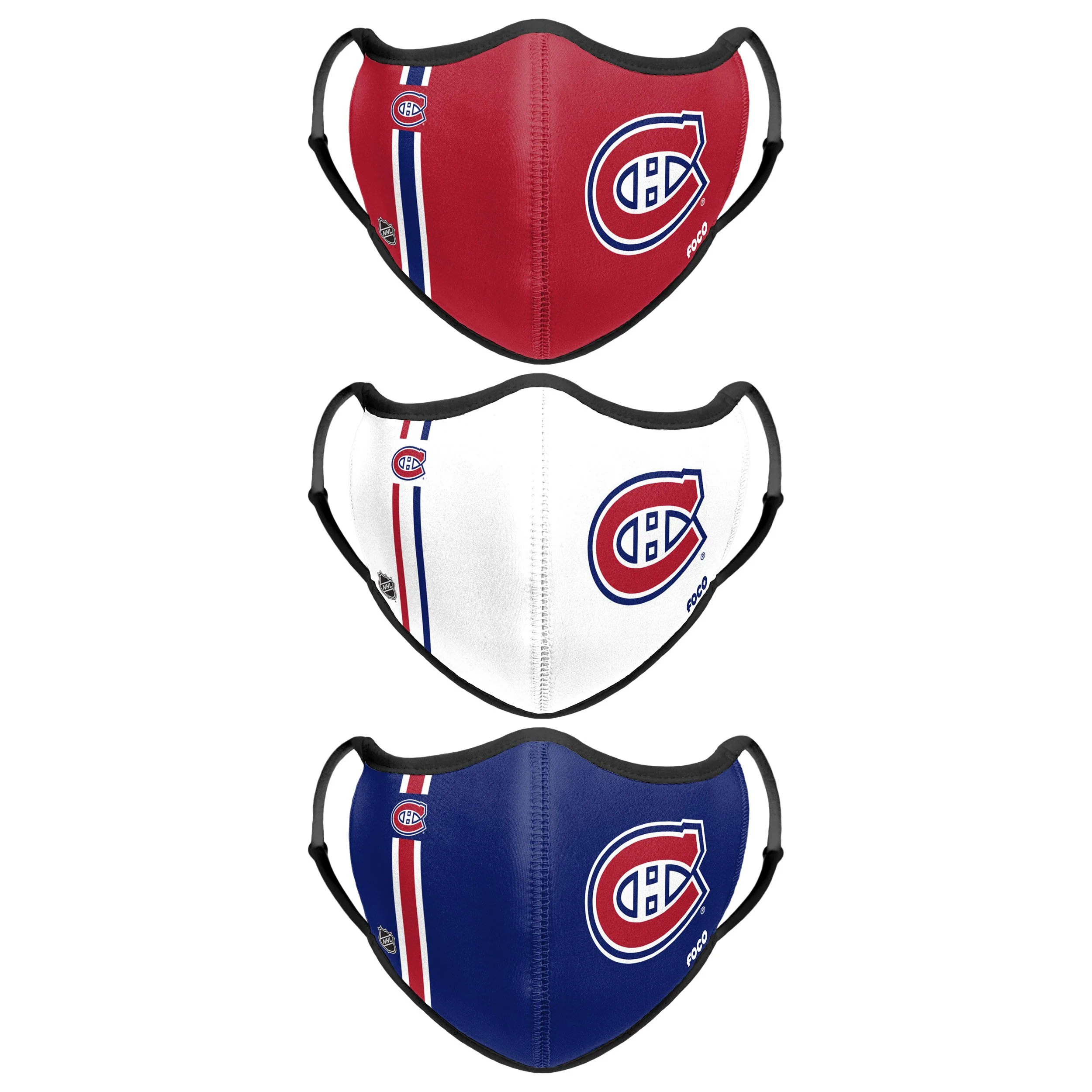 Montreal Canadiens NHL Sport 3 Pack Face Cover