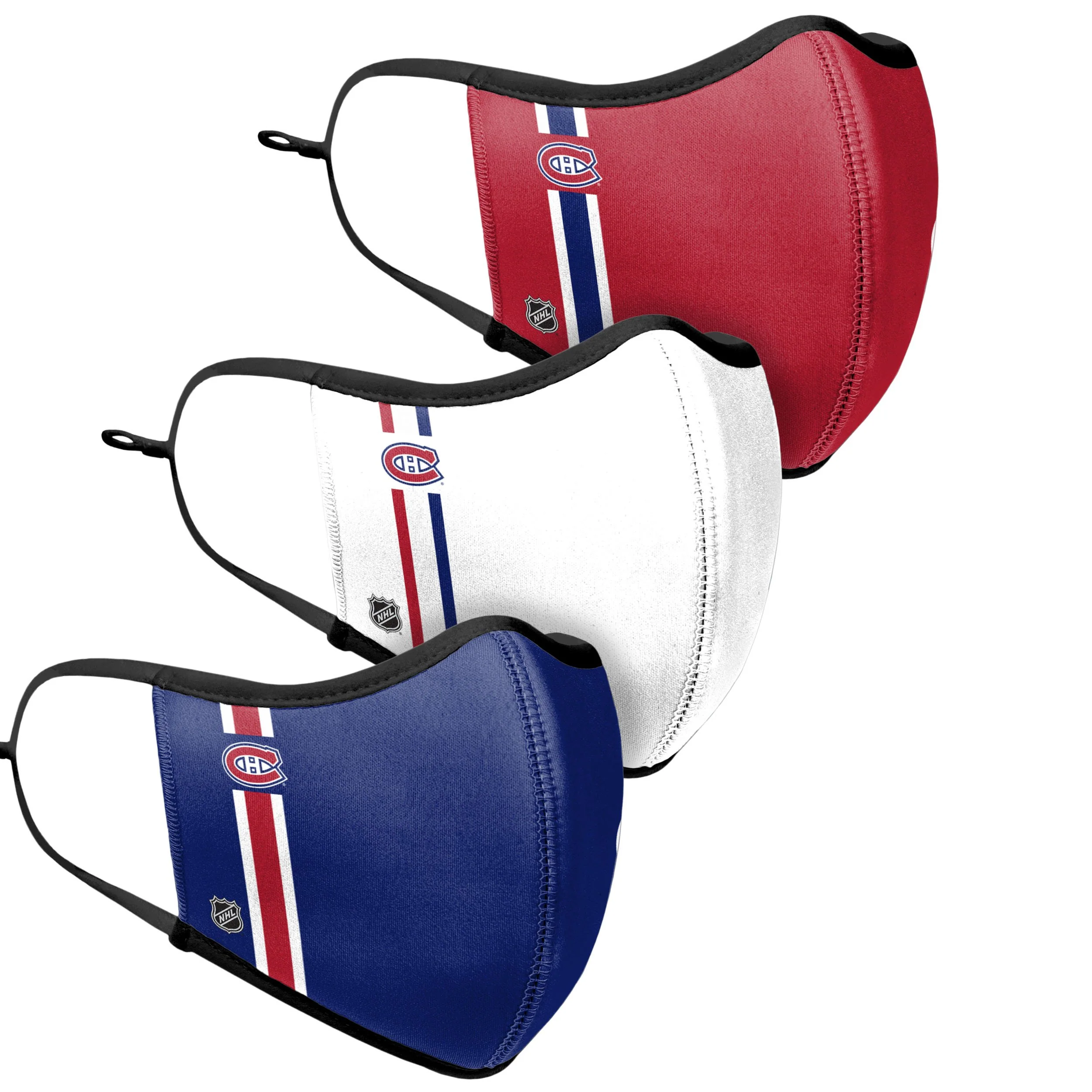 Montreal Canadiens NHL Sport 3 Pack Face Cover - Image 3