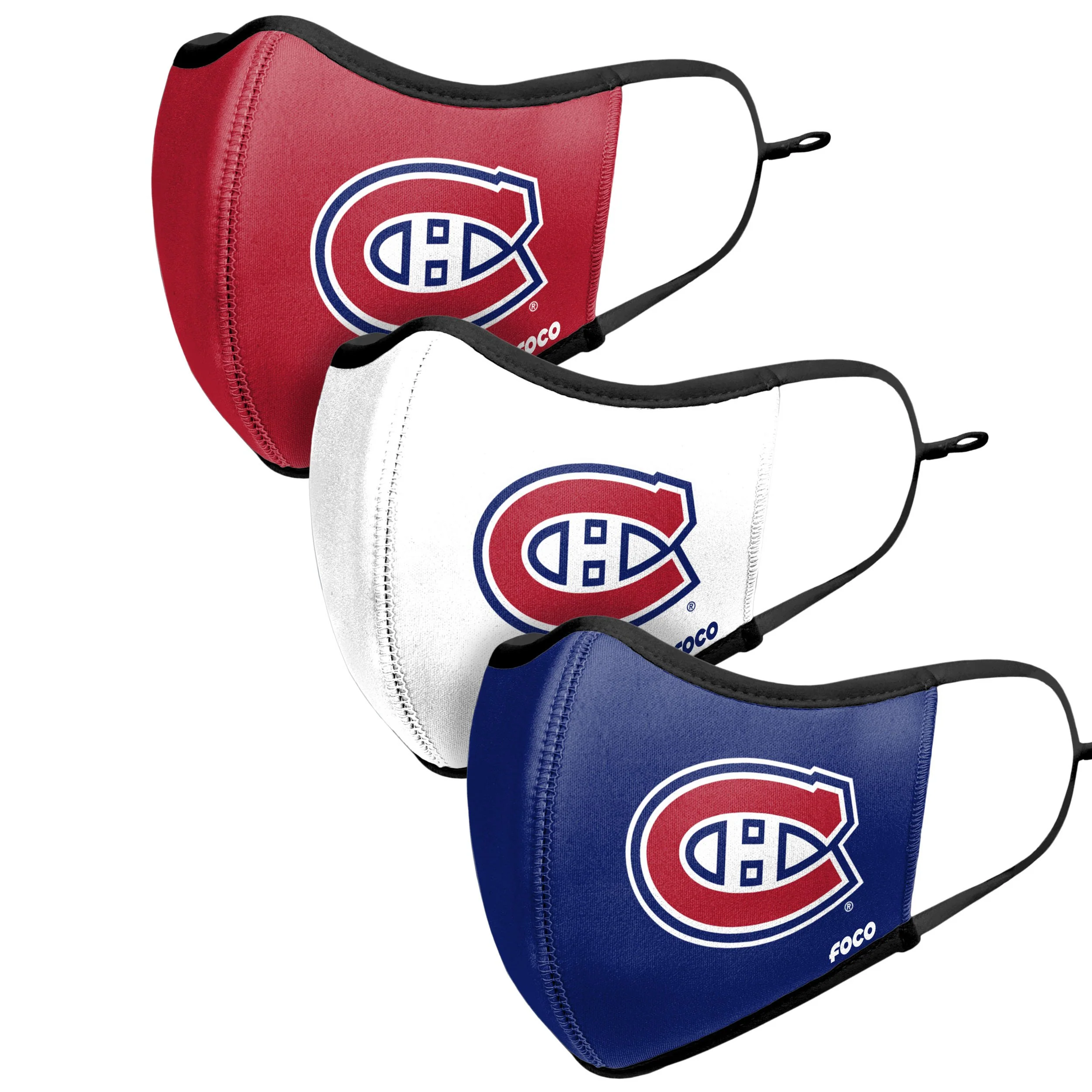 Montreal Canadiens NHL Sport 3 Pack Face Cover - Image 4