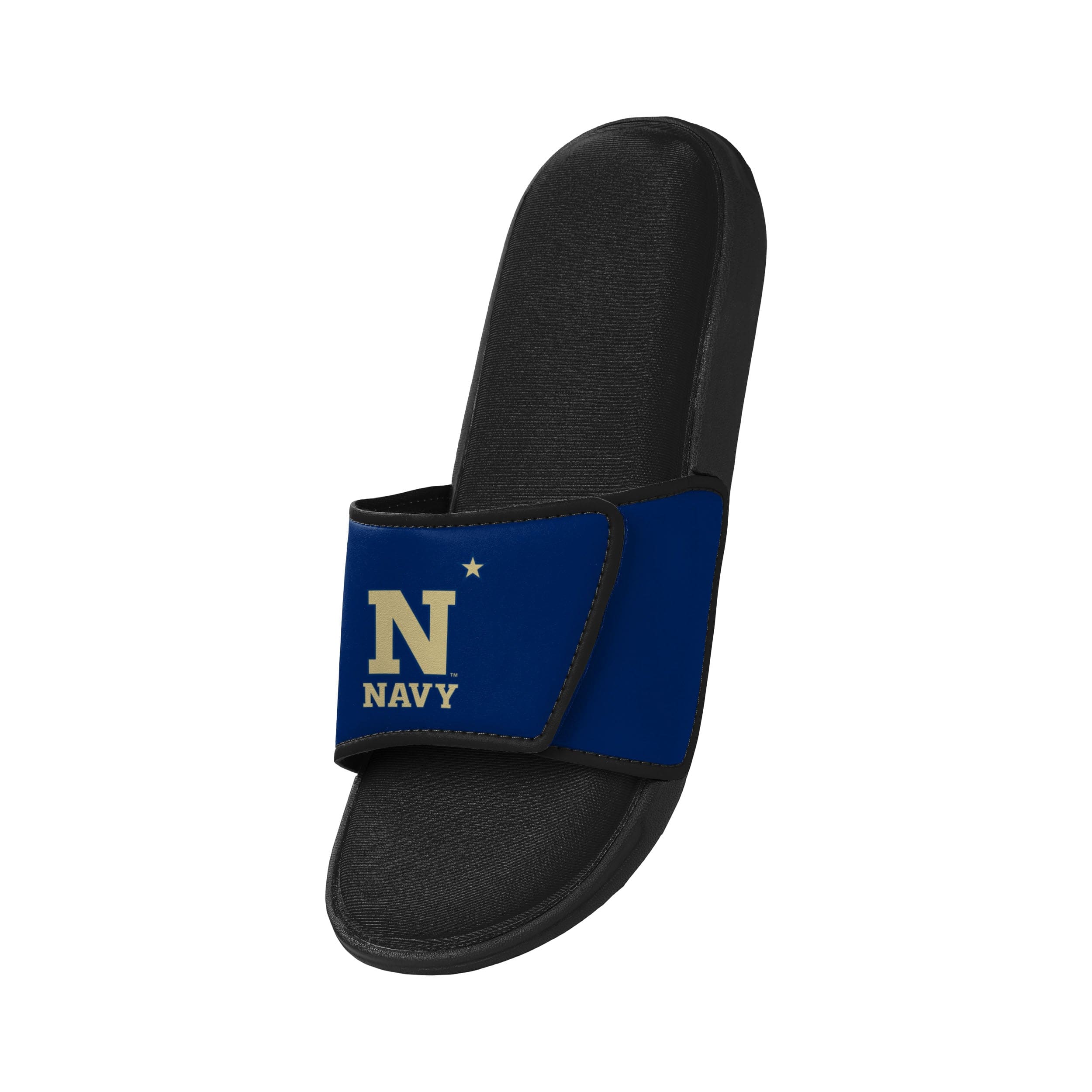 Navy Midshipmen NCAA Mens Foam Sport Slide Sandals - Image 3