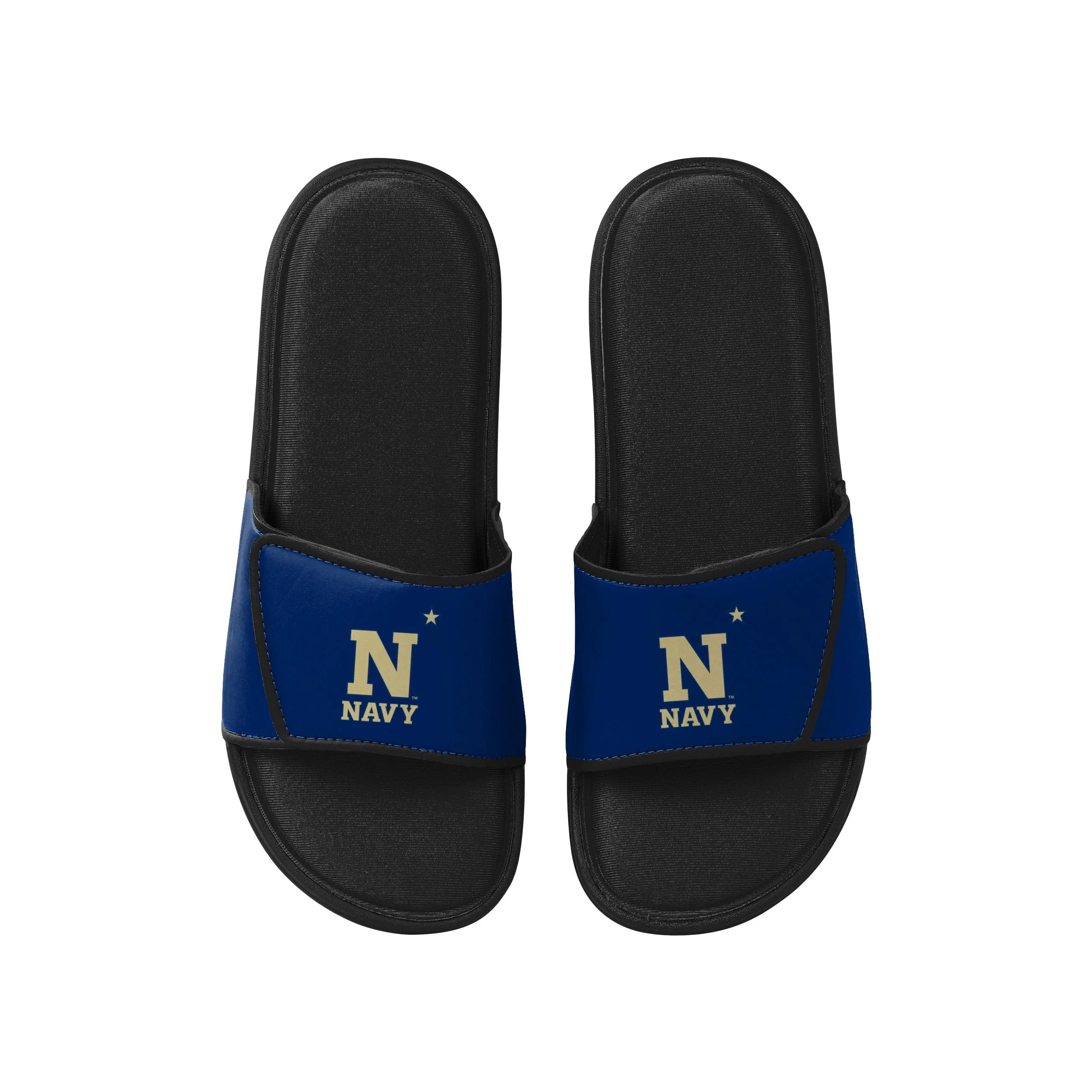 Navy Midshipmen NCAA Mens Foam Sport Slide Sandals - Image 4