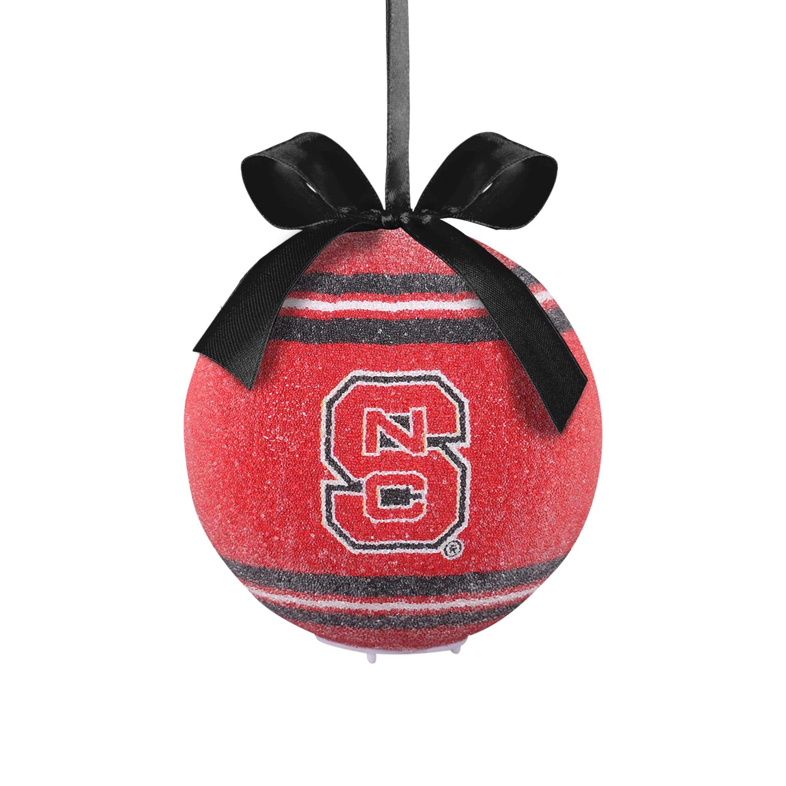 NC State Wolfpack NCAA LED Shatterproof Ball Ornament