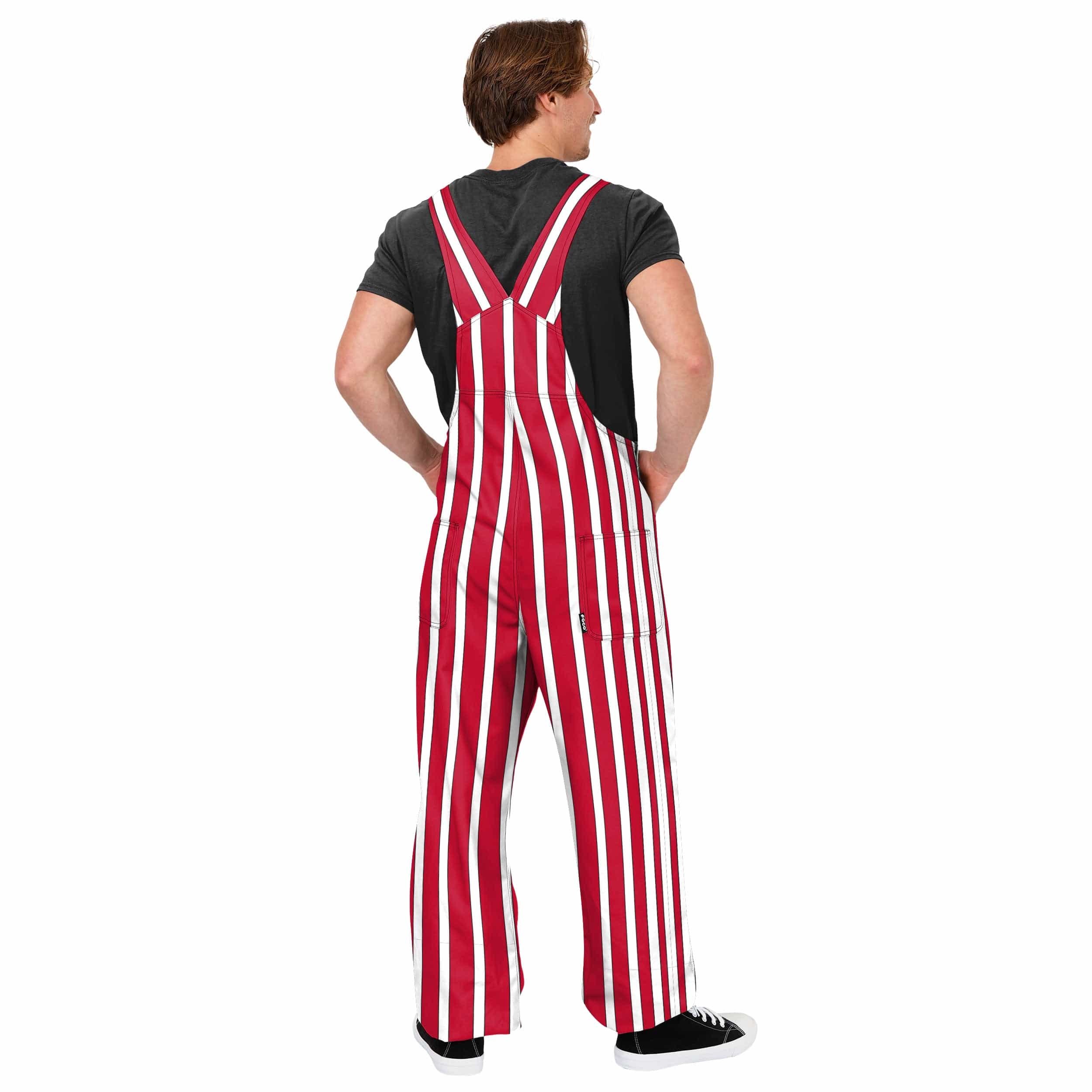 NC State Wolfpack NCAA Mens Sideline Spirit Bib Overalls - Image 2