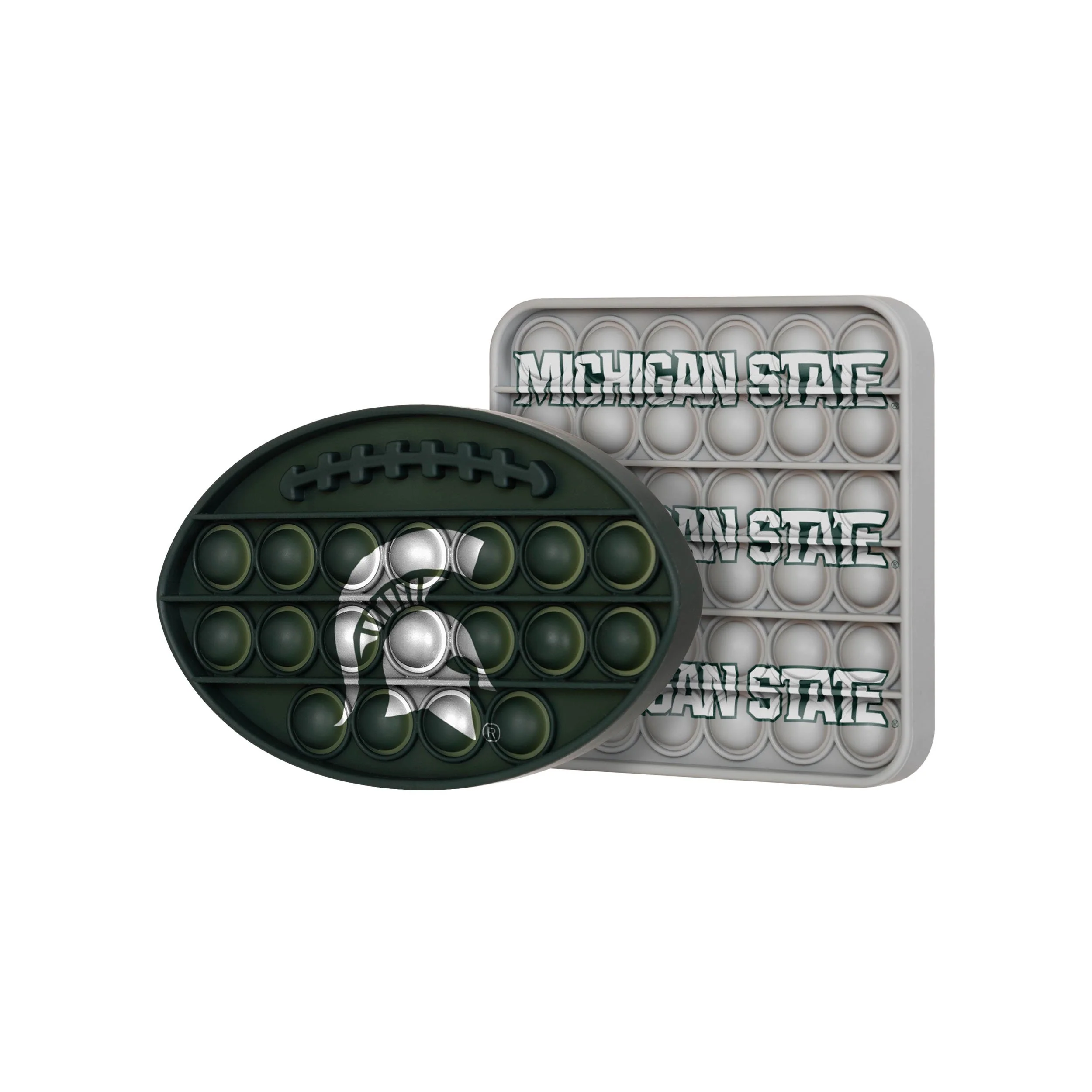 NCAA 2 Pack Ball & Square Push-Itz Fidgets - Select Your Team ! - Image 8