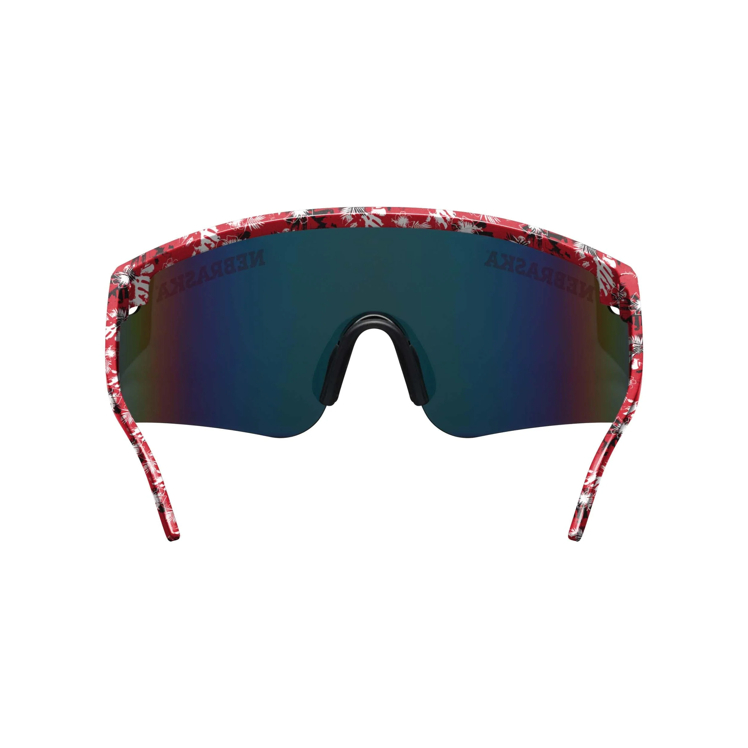 Nebraska Cornhuskers NCAA Floral Large Frame Sunglasses - Image 5