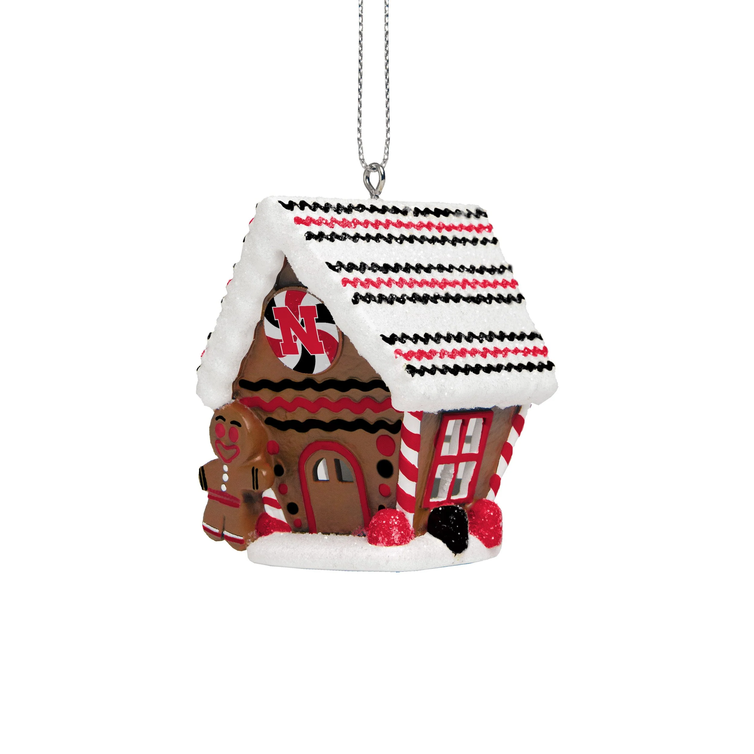 Nebraska Cornhuskers NCAA Gingerbread House Ornament