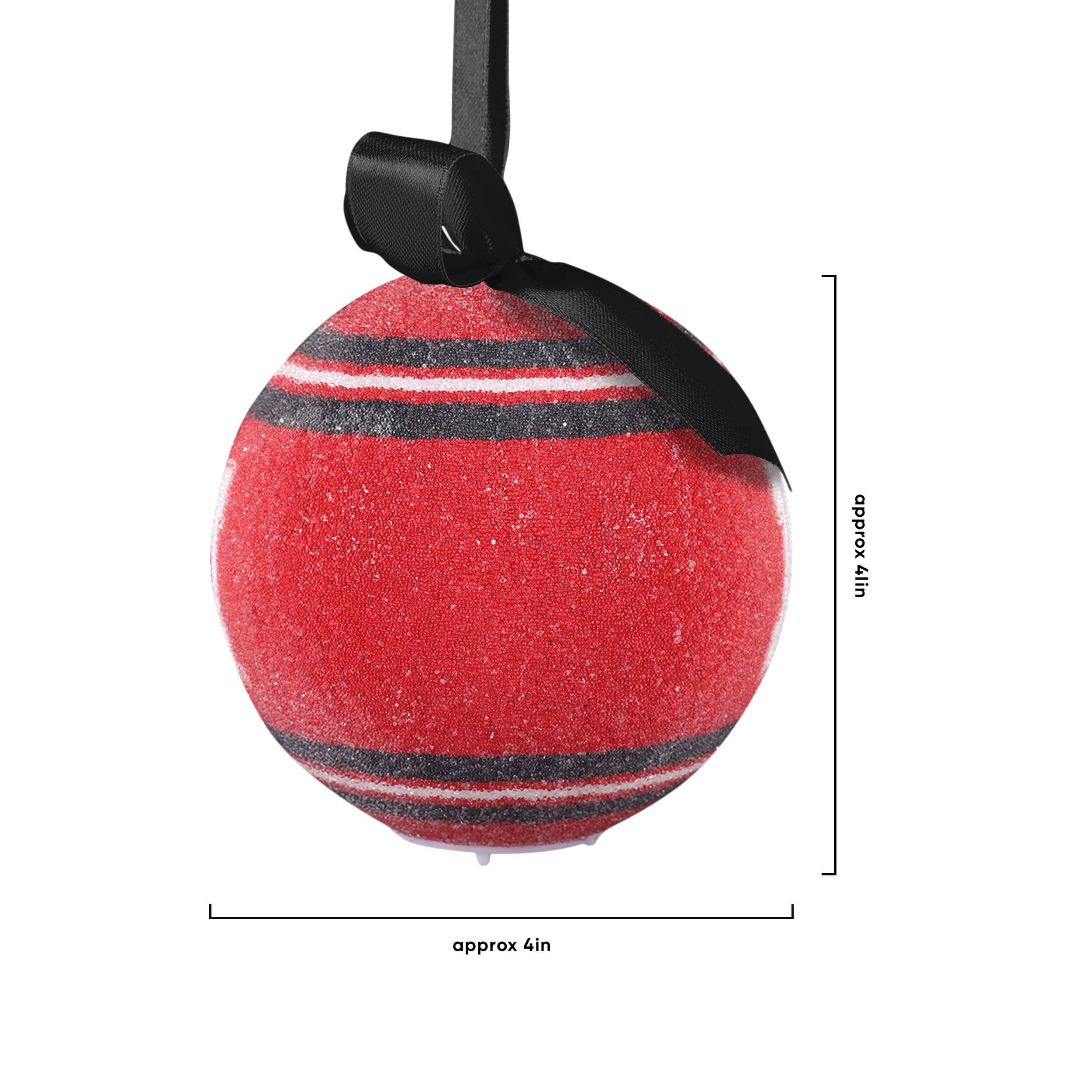 Nebraska Cornhuskers NCAA LED Shatterproof Ball Ornament - Image 4