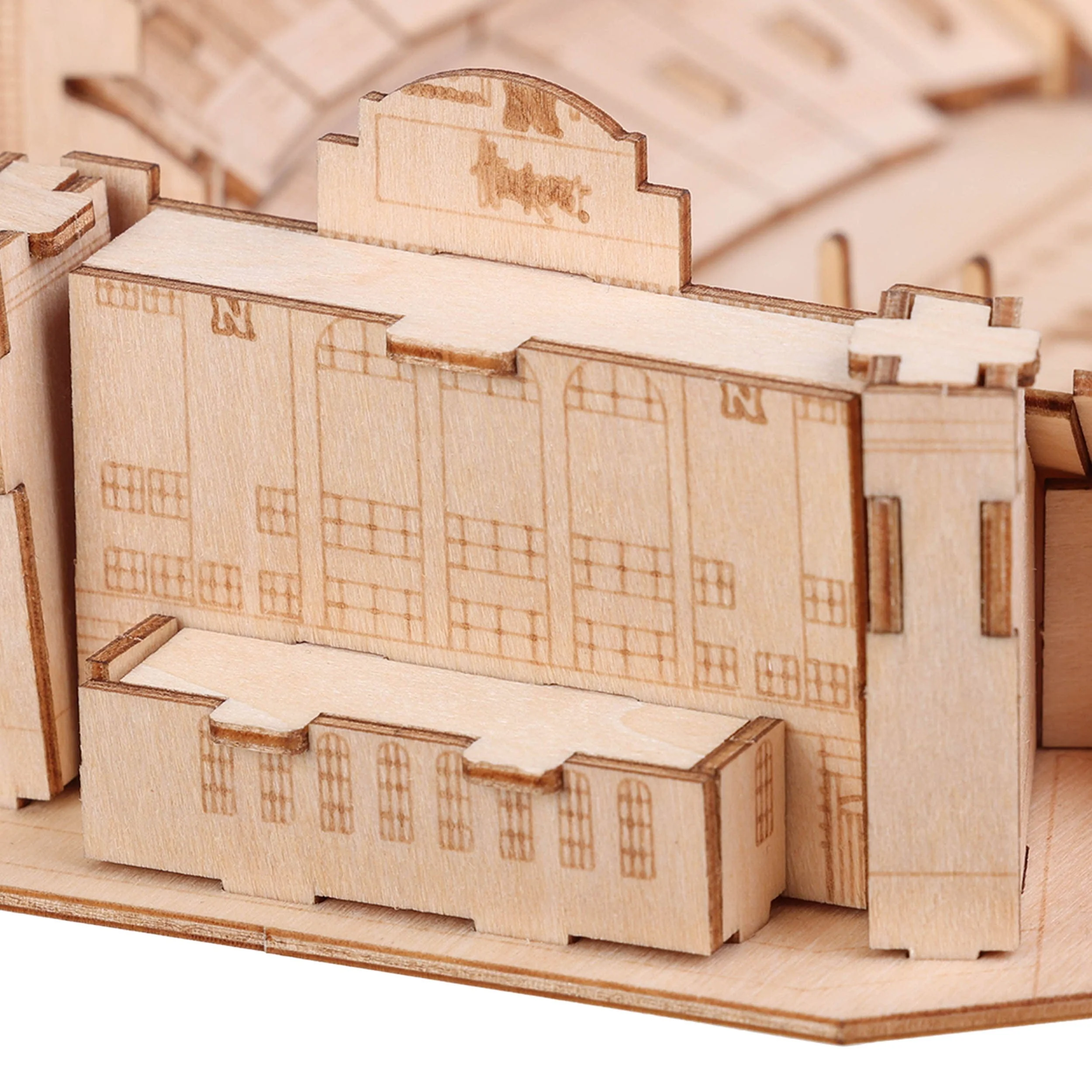 Nebraska Cornhuskers NCAA Memorial Stadium Wood PZLZ Stadium - Image 4