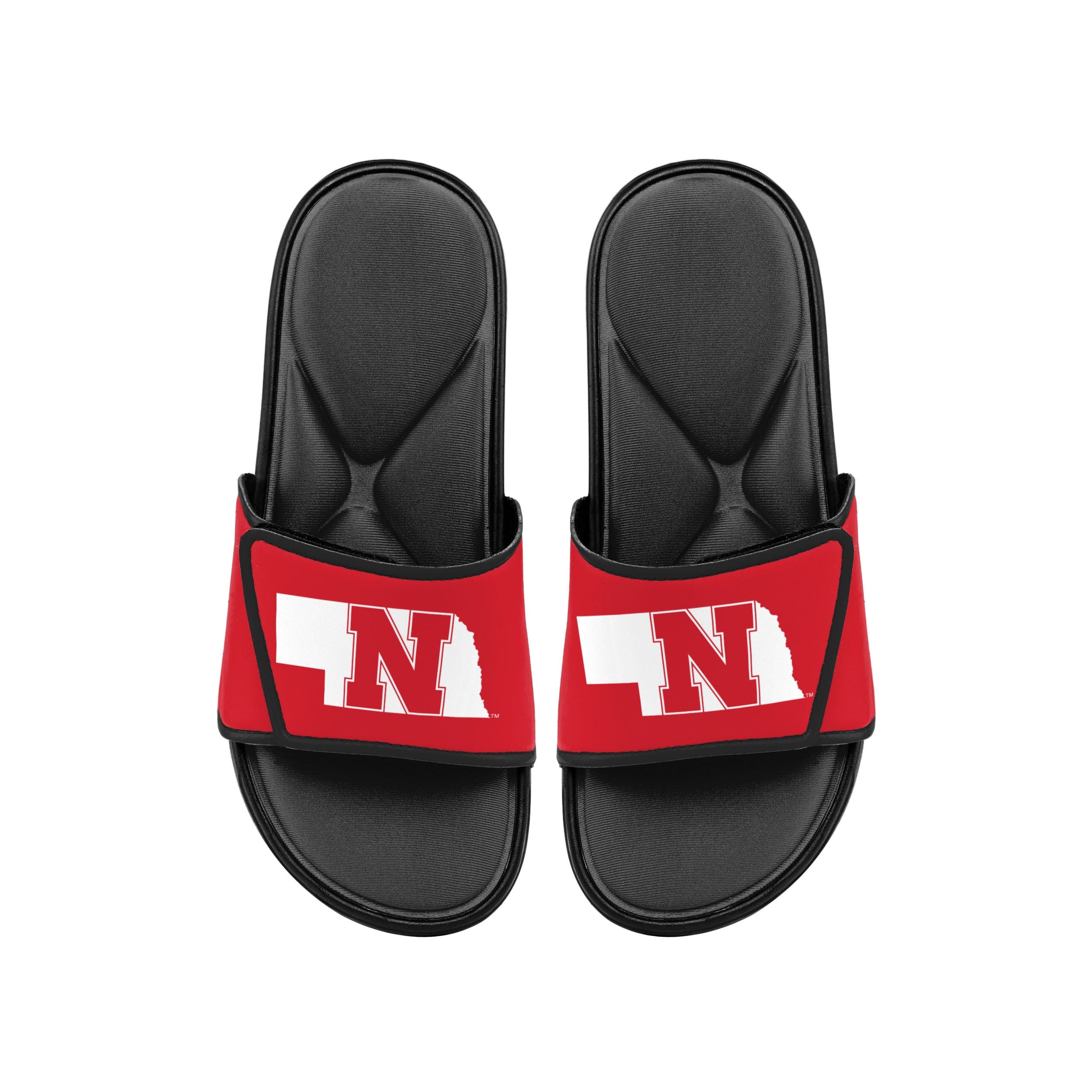 Nebraska Cornhuskers NCAA Mens Foam Sport Slide Sandals - Image 3