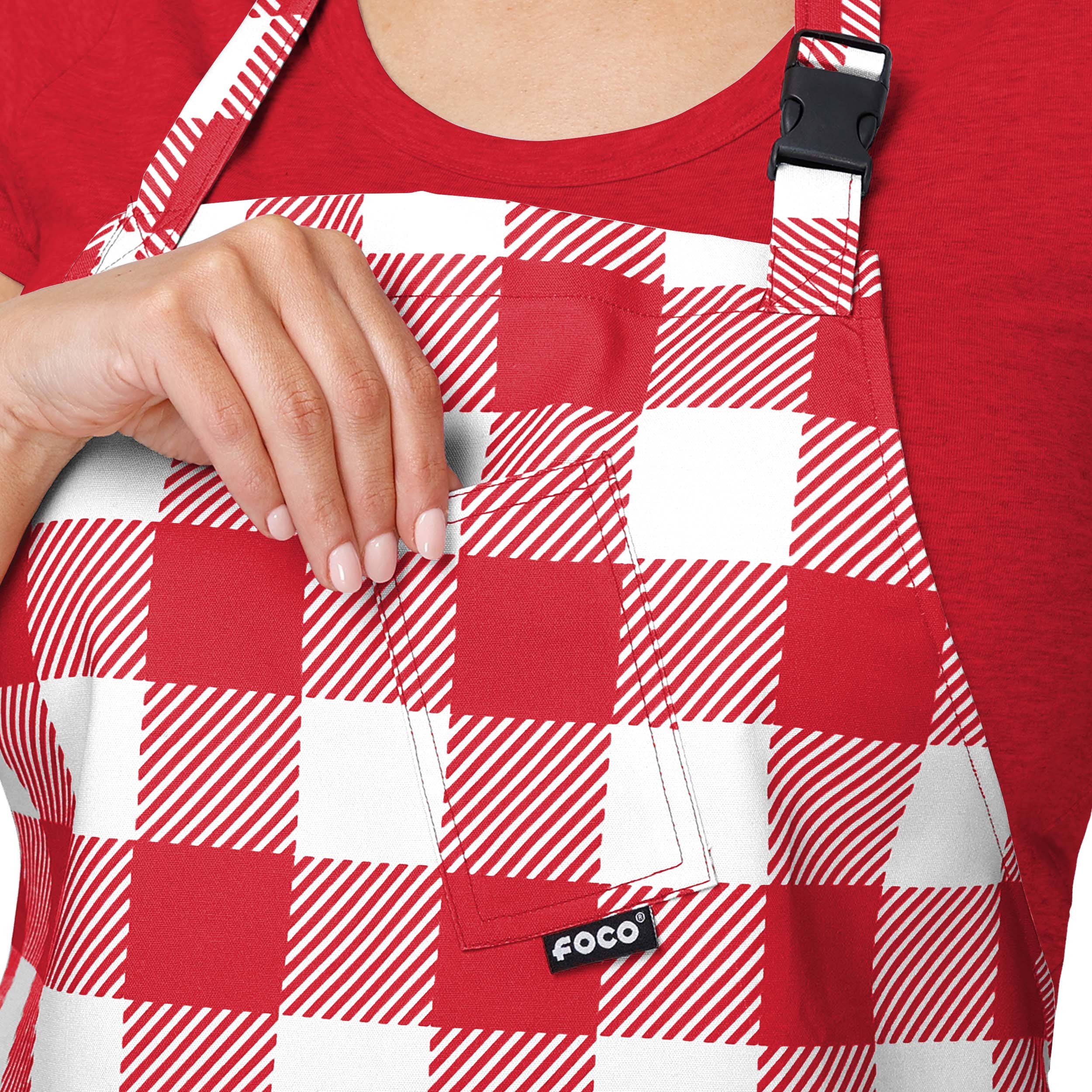 Nebraska Cornhuskers NCAA Plaid Chef Set - Image 4