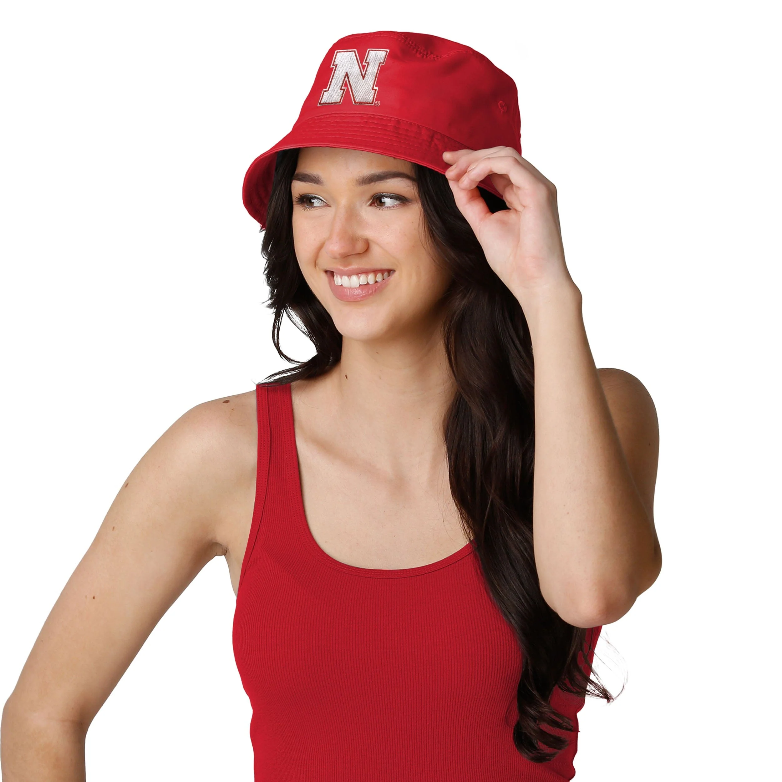 Nebraska Cornhuskers NCAA Solid Bucket Hat - Image 2