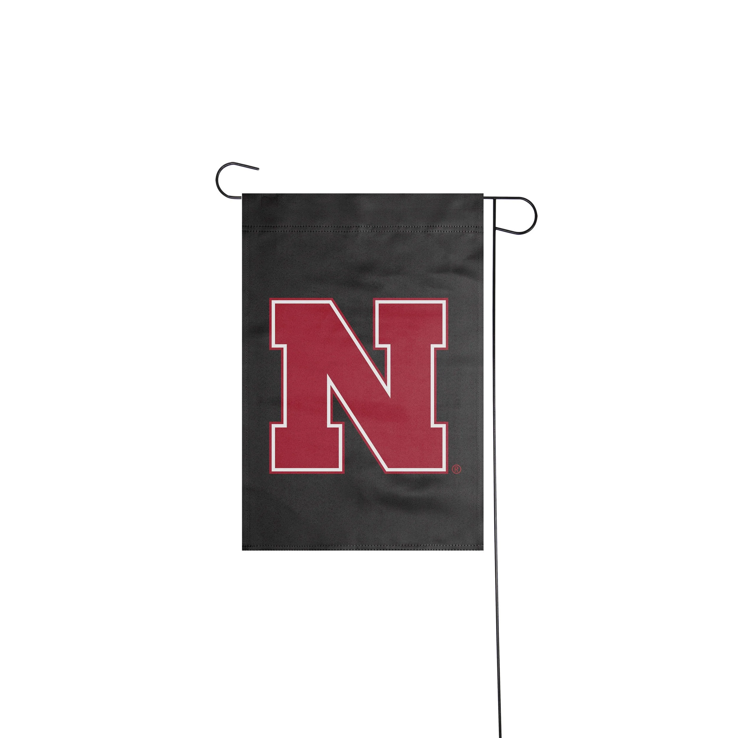 Nebraska Cornhuskers NCAA Solid Garden Flag - Image 2