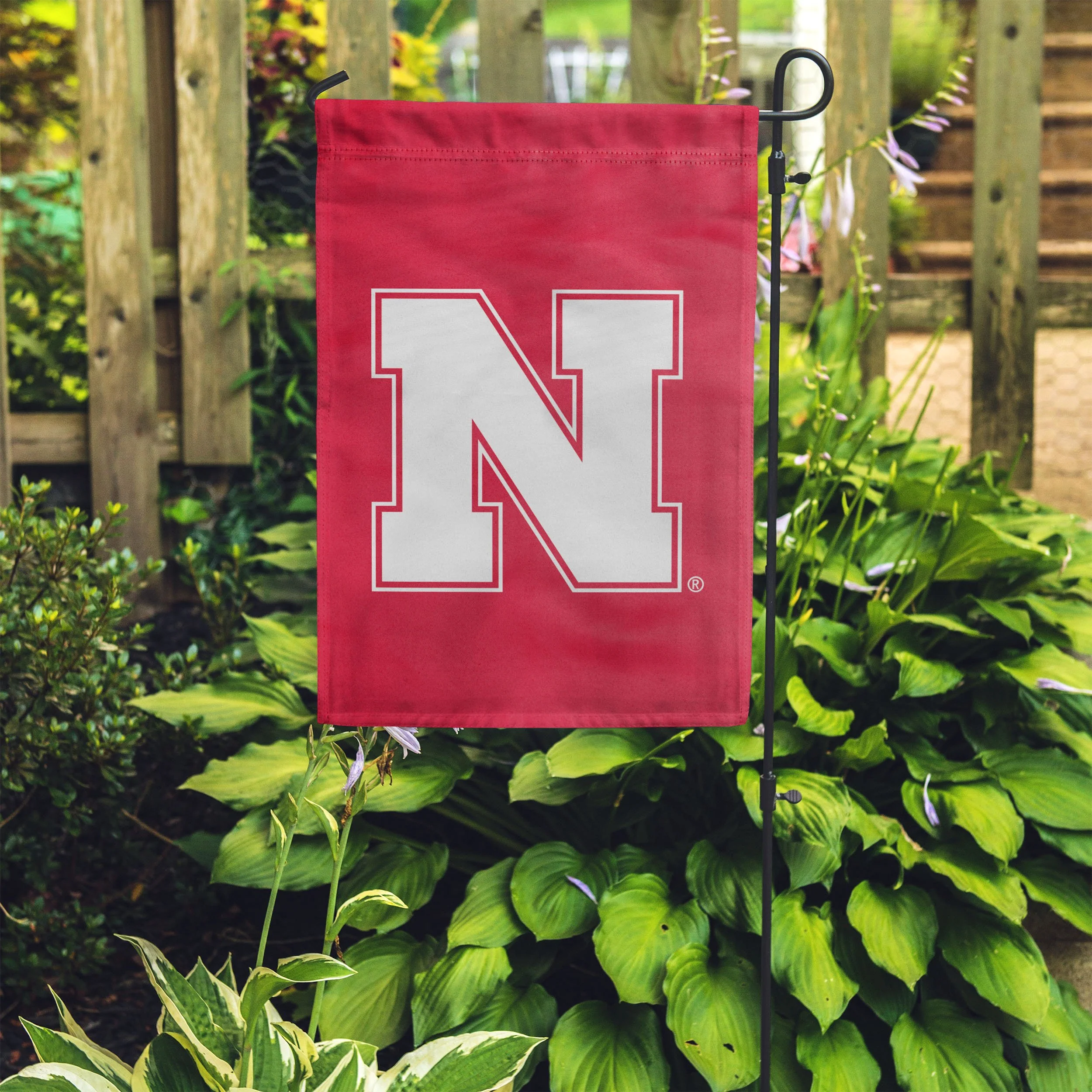 Nebraska Cornhuskers NCAA Solid Garden Flag - Image 4