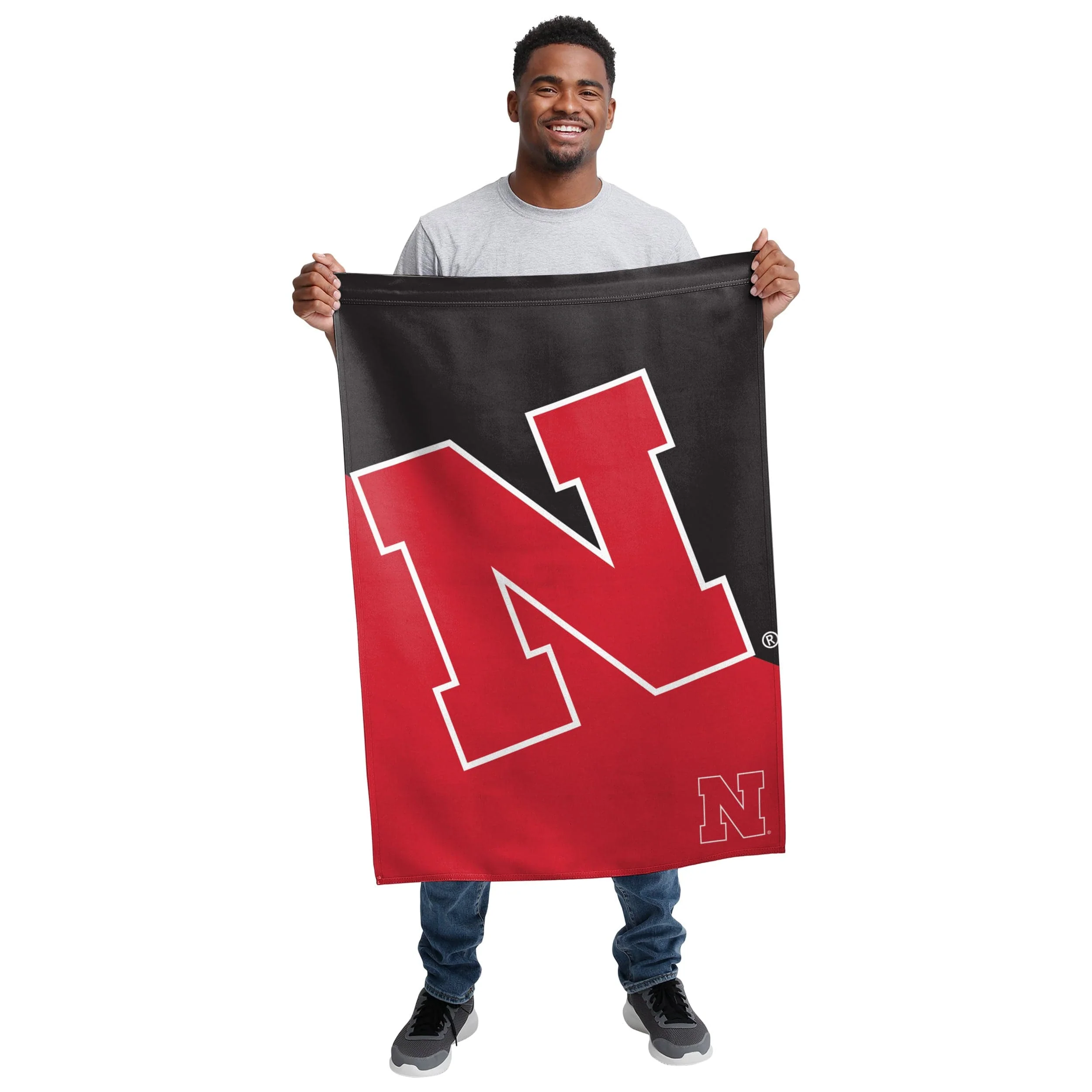 Nebraska Cornhuskers NCAA Vertical Flag - Image 2