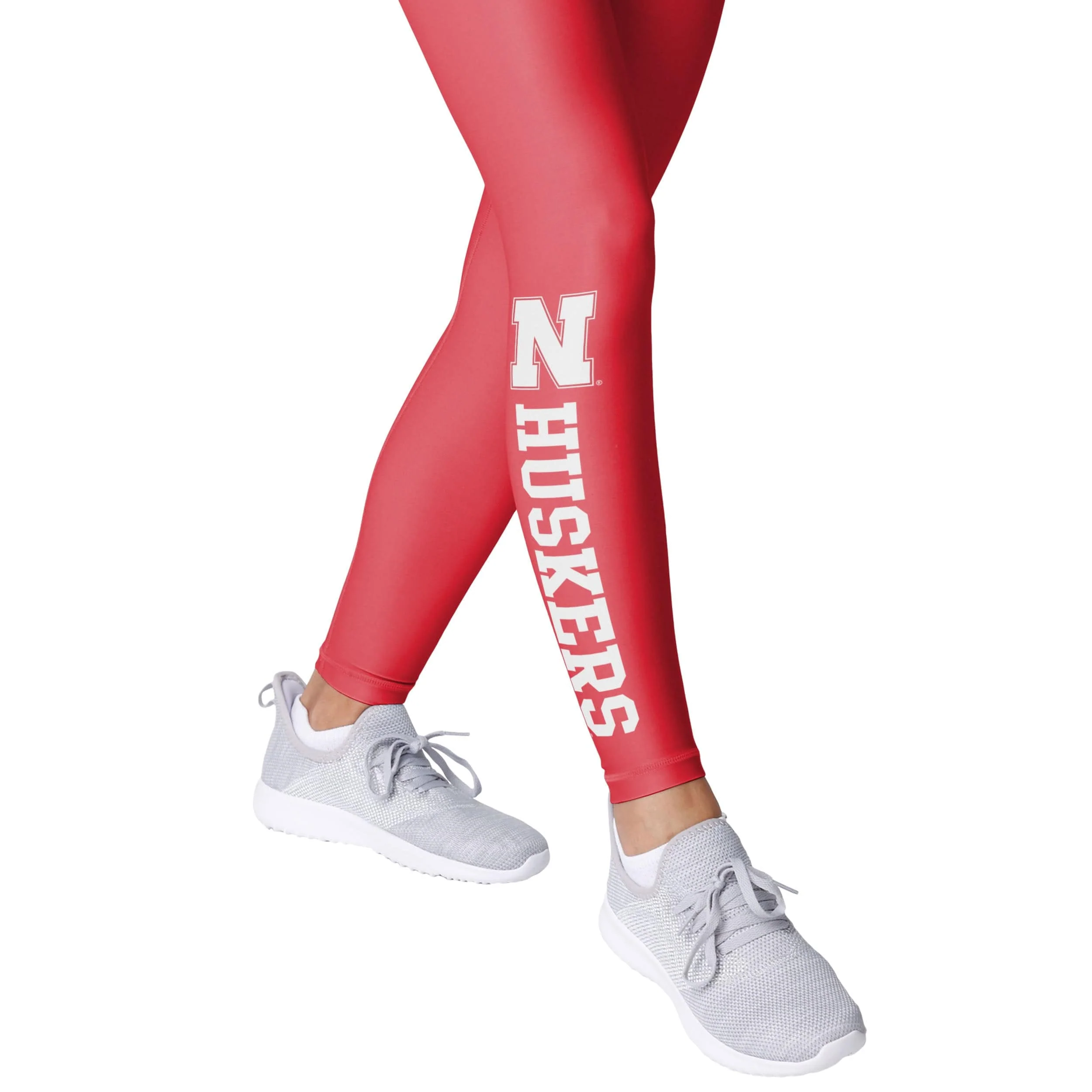 Nebraska Cornhuskers NCAA Womens Solid Wordmark Leggings - Image 4