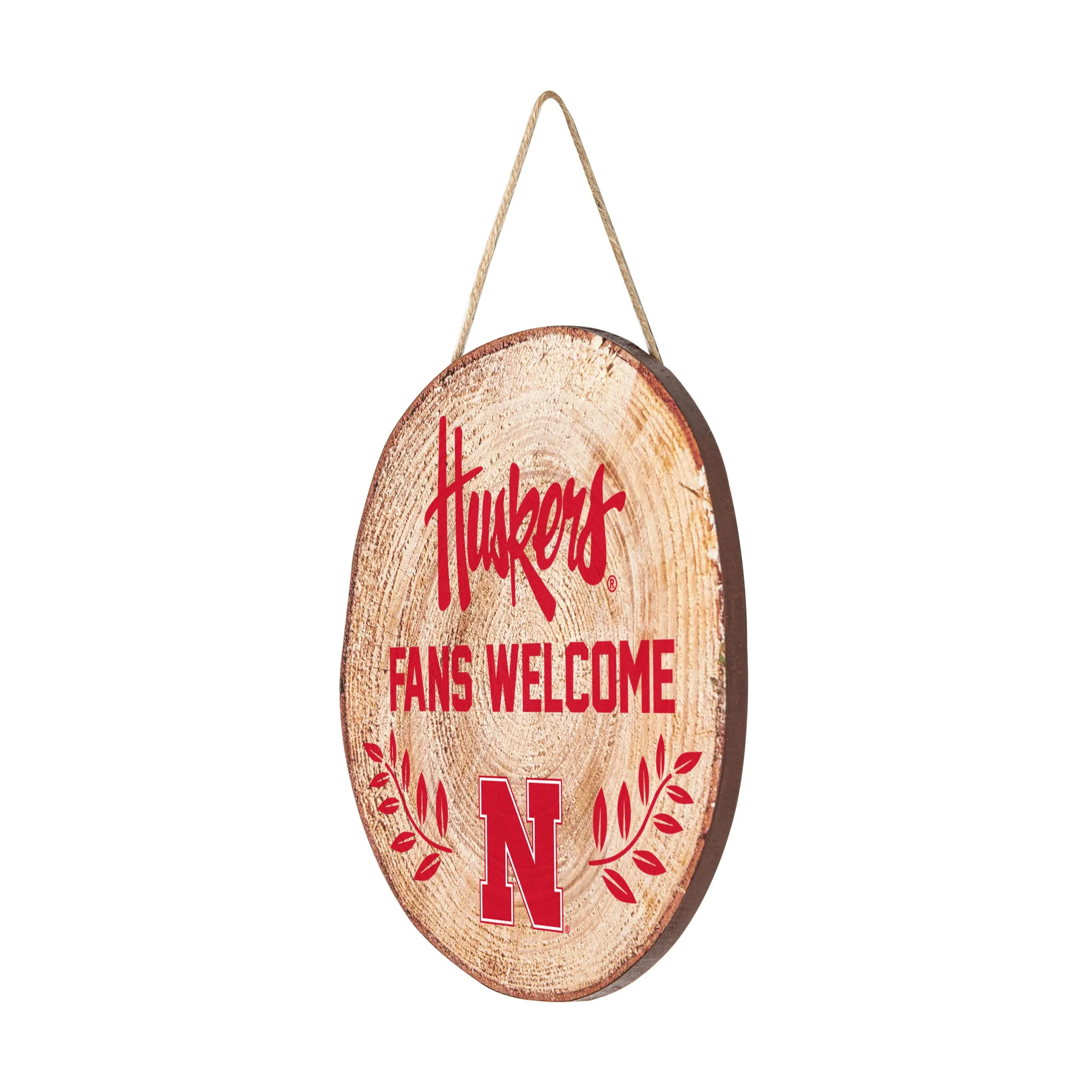 Nebraska Cornhuskers NCAA Wood Stump Sign - Image 2