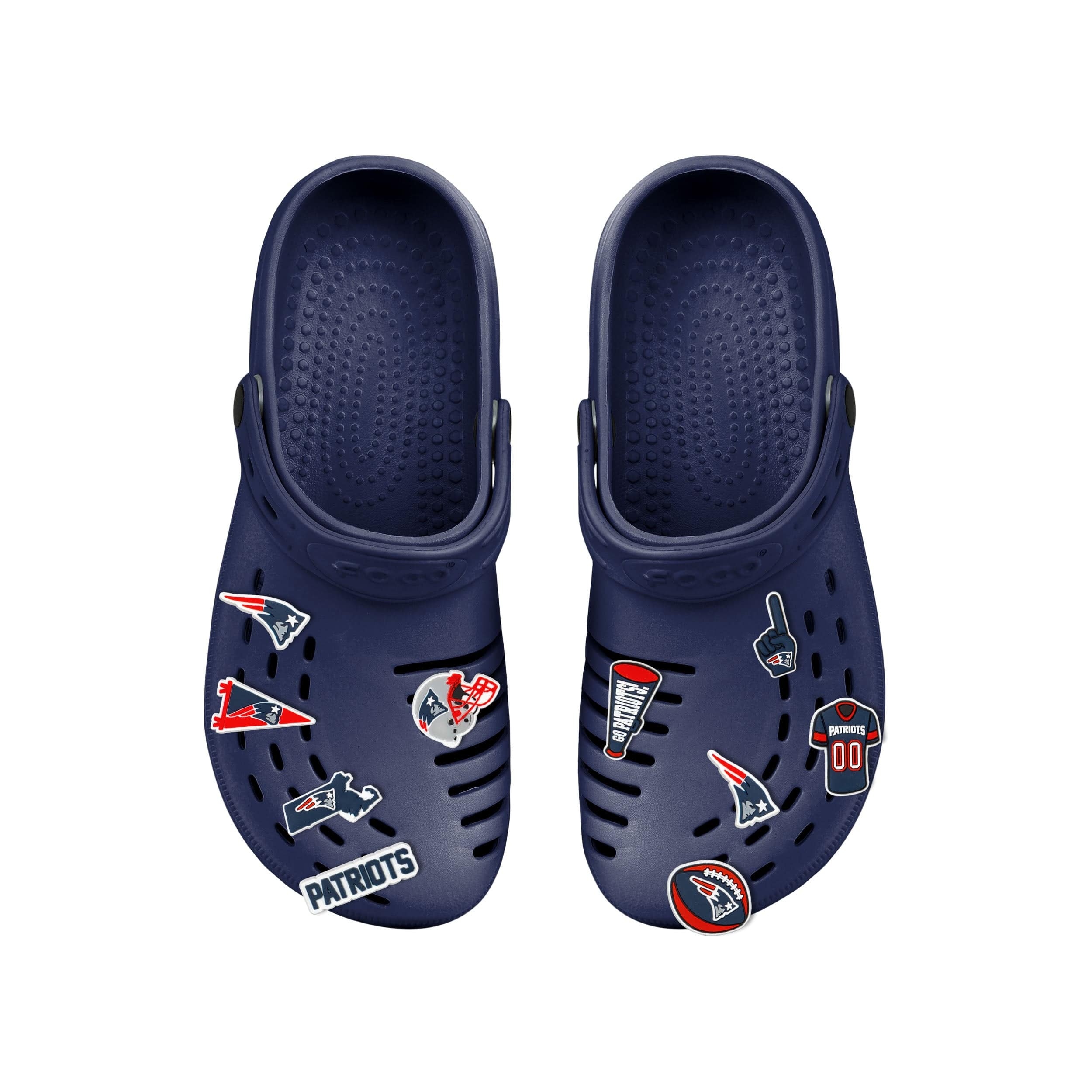 New England Patriots NFL 10 Pack Team Clog Charms - Image 4