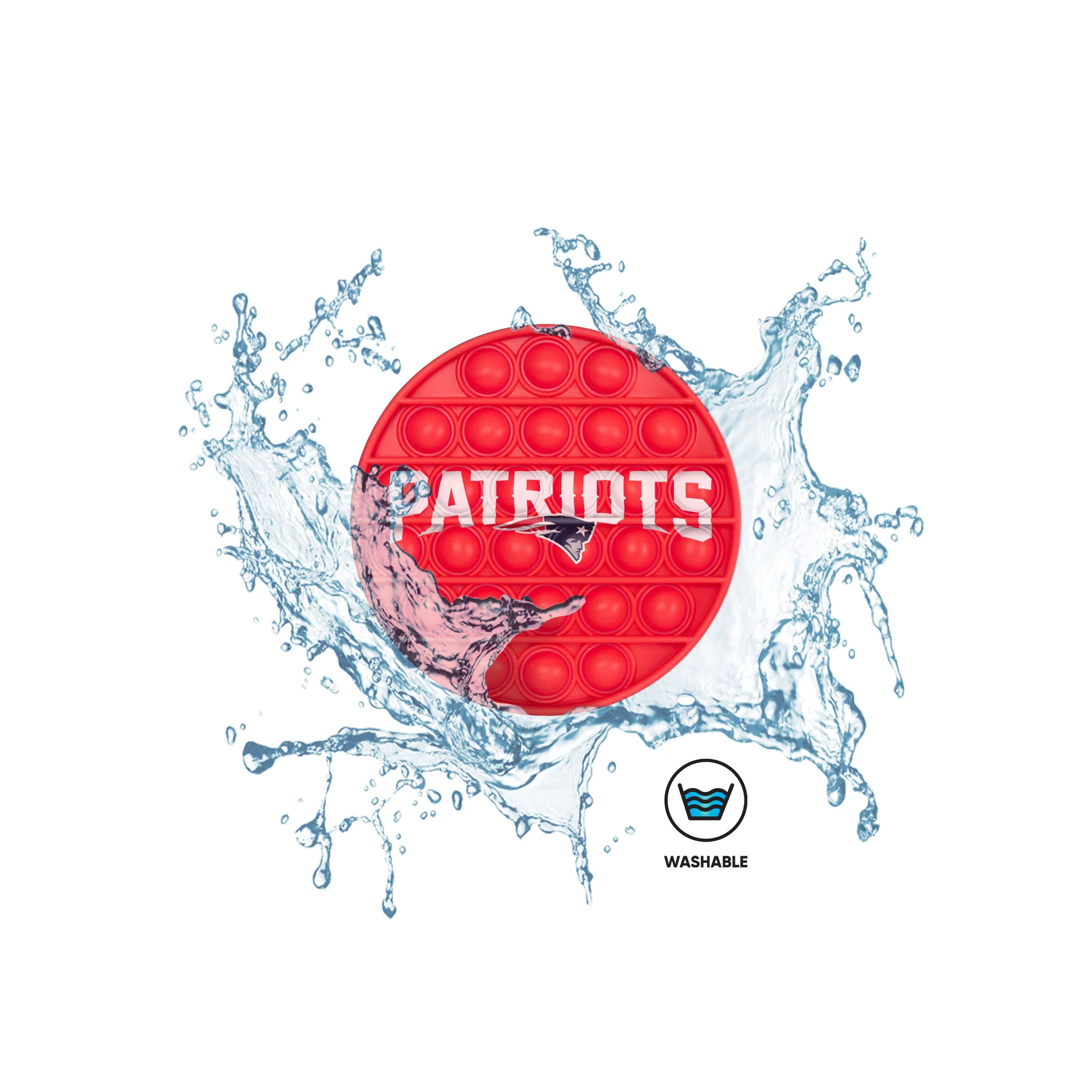New England Patriots NFL 2 Pack Helmet & Circle Push-Itz Fidget - Image 5