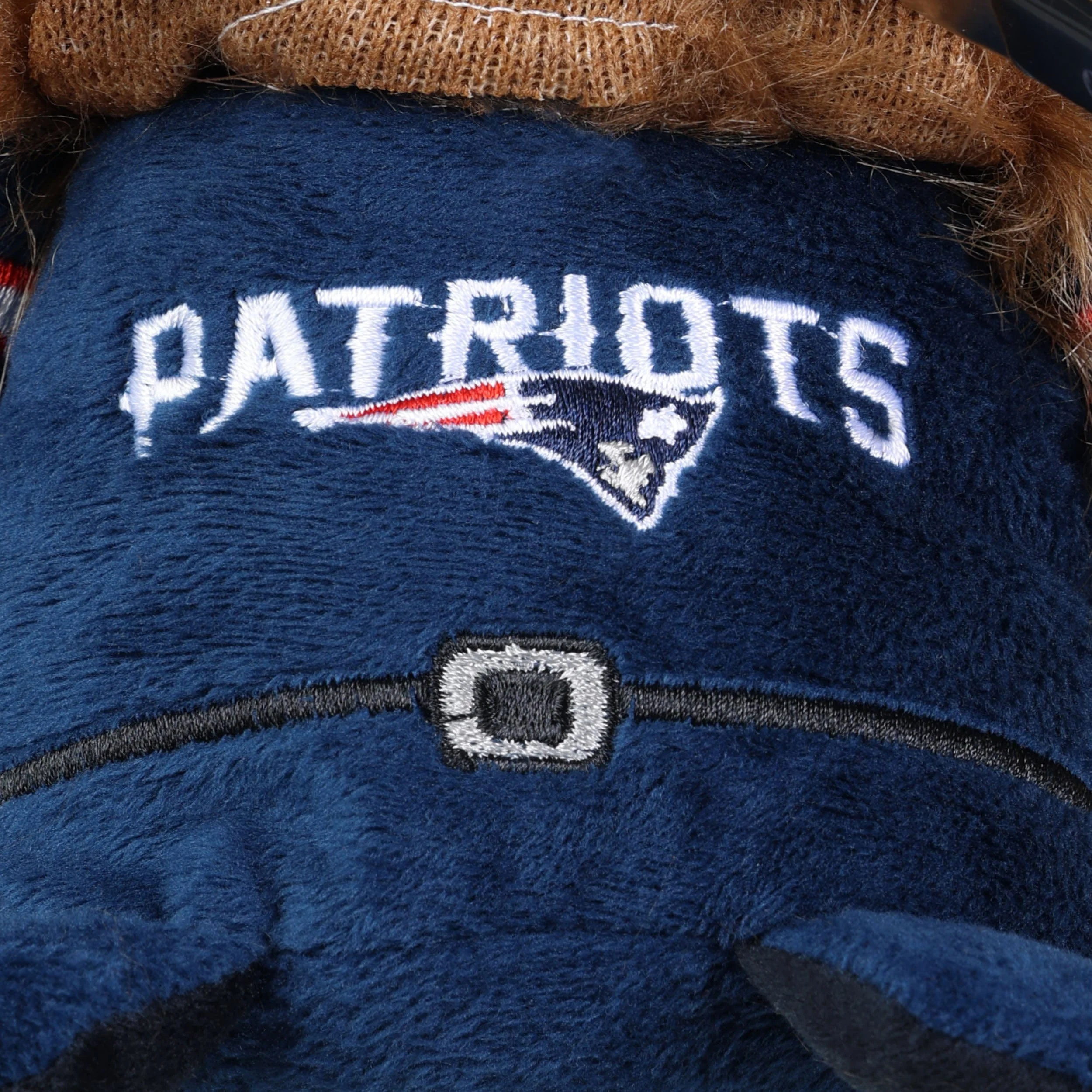 New England Patriots NFL Bearded Stocking Cap Plush Gnome - Image 3