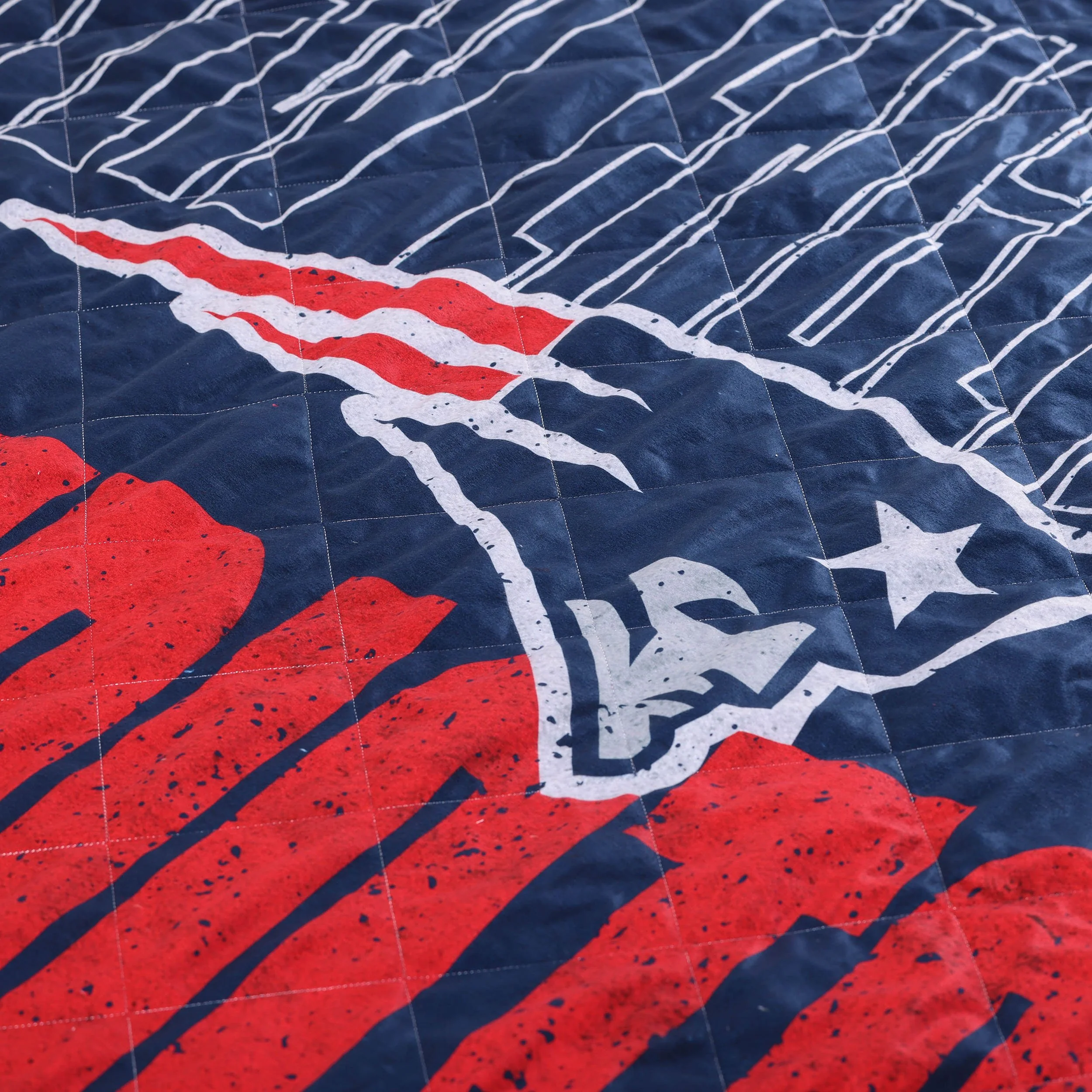 New England Patriots NFL Big Game Sherpa Lined Throw Blanket - Image 5