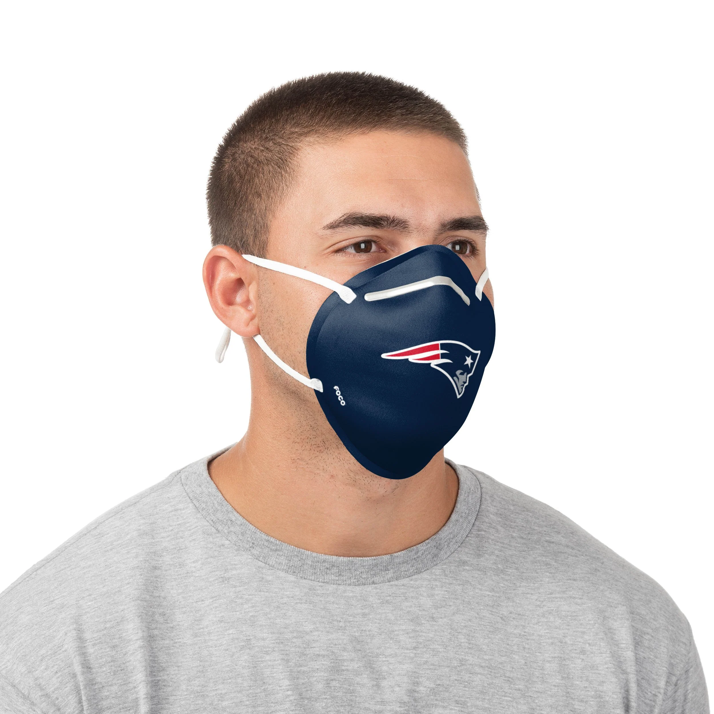 New England Patriots NFL Big Logo Cone Face Cover - Image 2