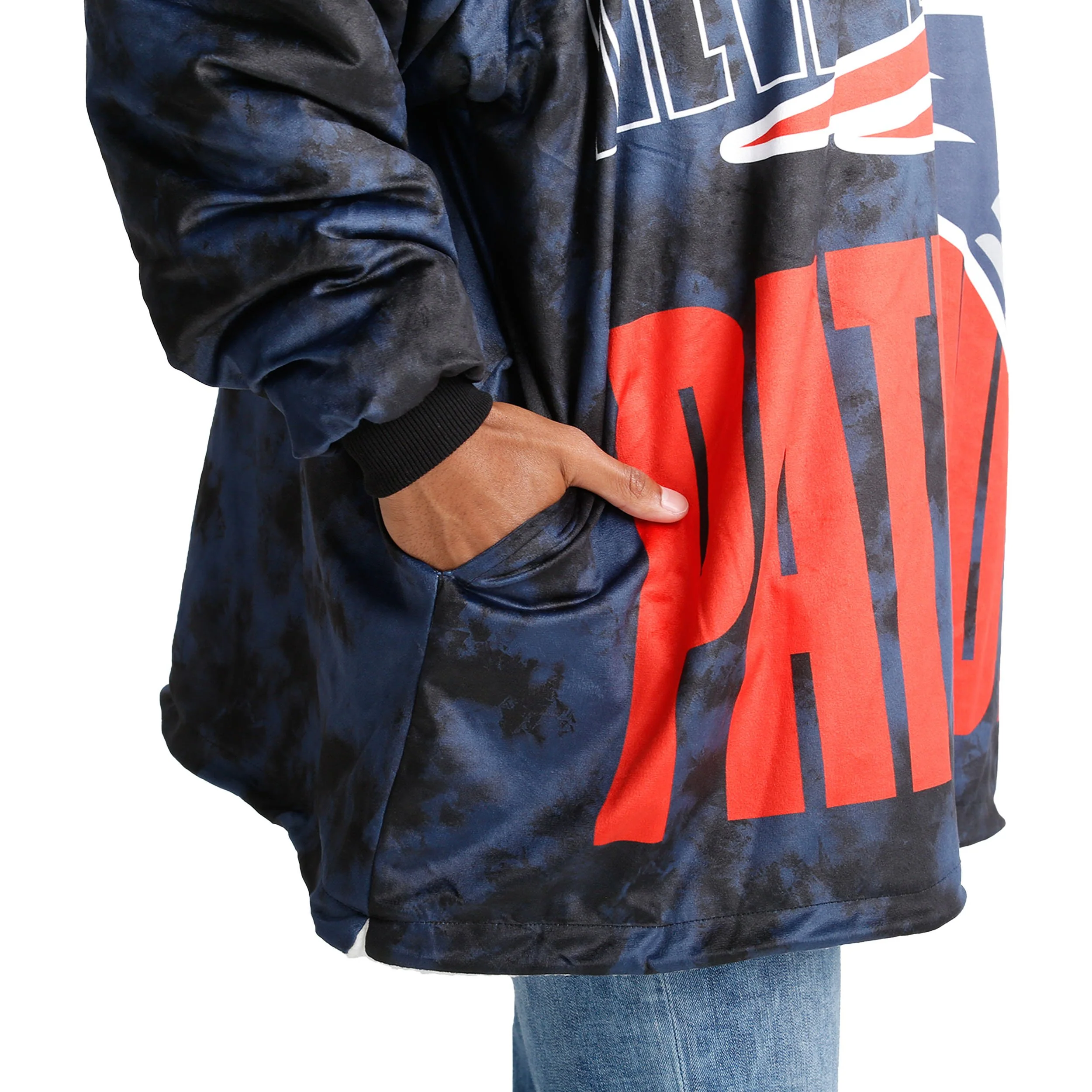 New England Patriots NFL Bold Logo Camo Hoodeez - Image 5