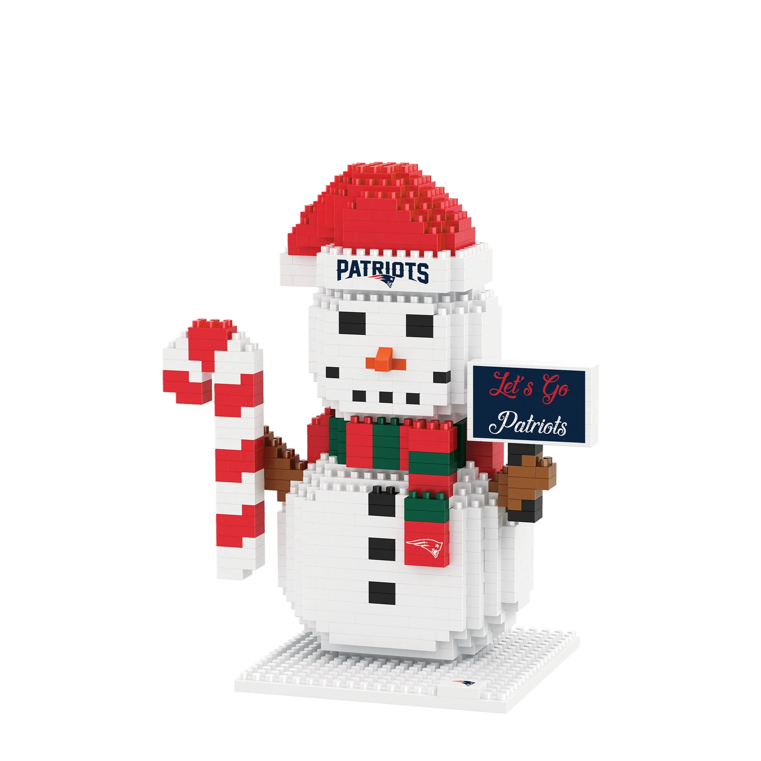 New England Patriots NFL BRXLZ Snowman