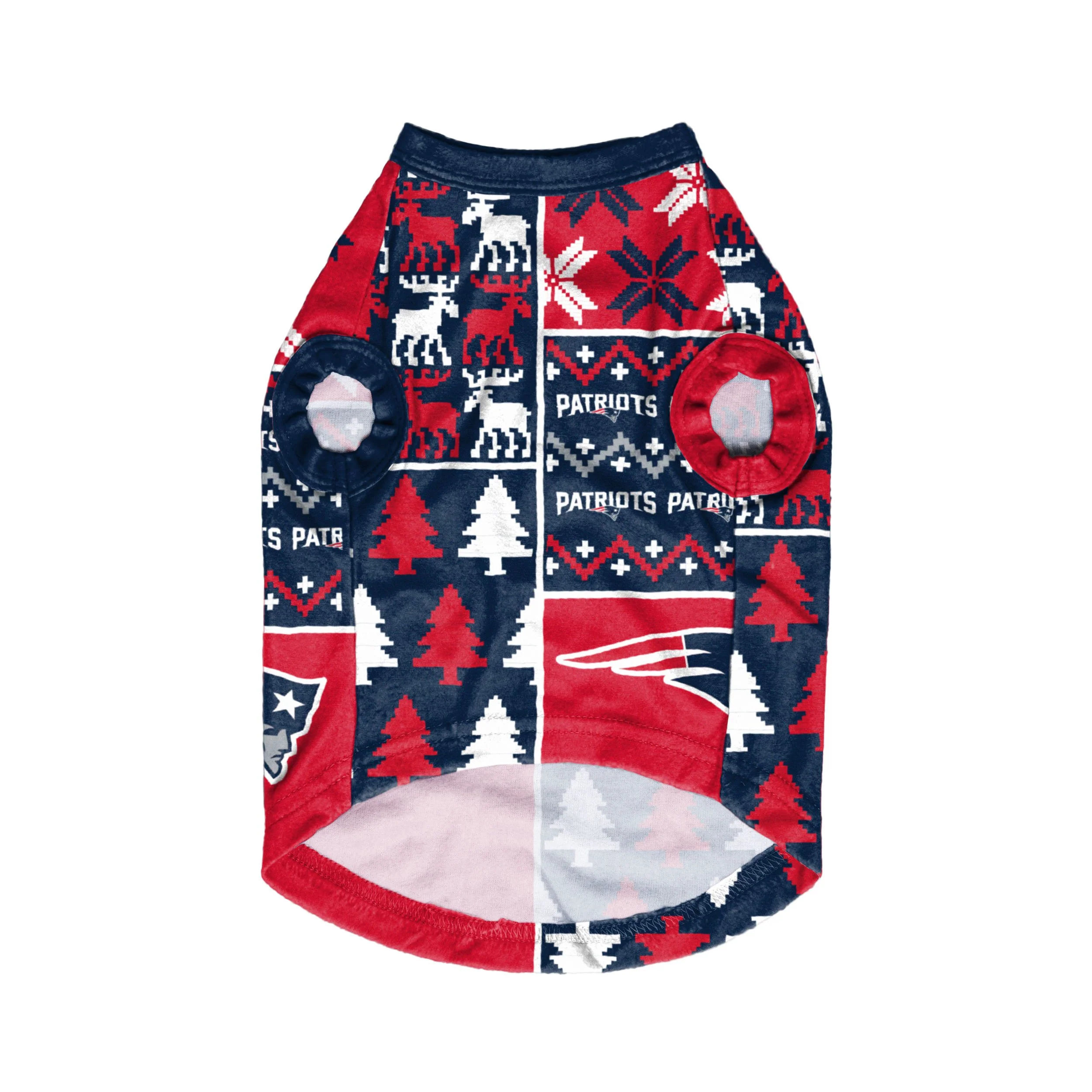 New England Patriots NFL Busy Block Dog Sweater - Image 3